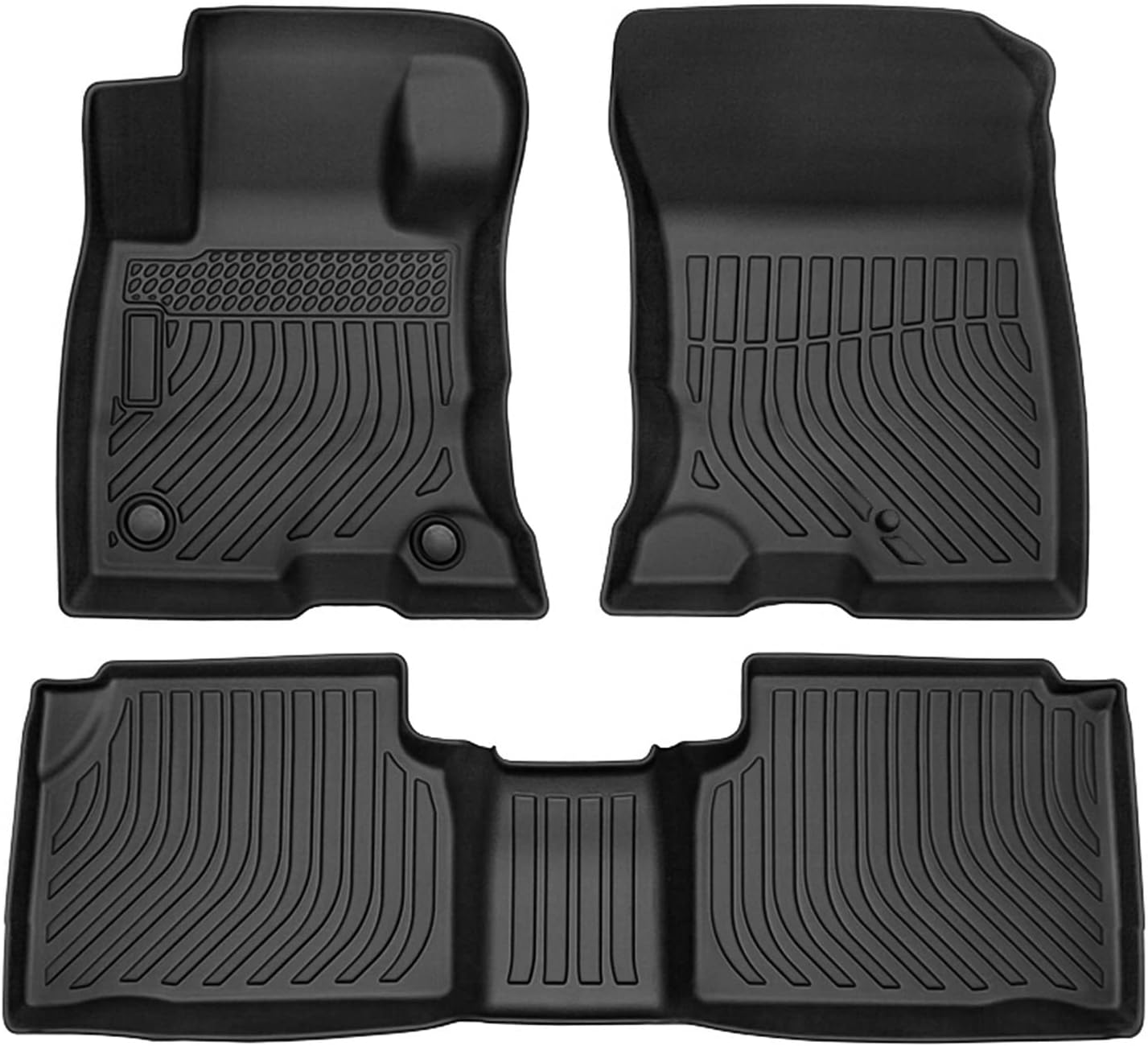 Floor Mats for Ford Escape (Hybrid/Plug-in Hybrid) 2020-2025 2026, All Weather Floor Liner for Escape Accessories Heavy Duty Waterproof