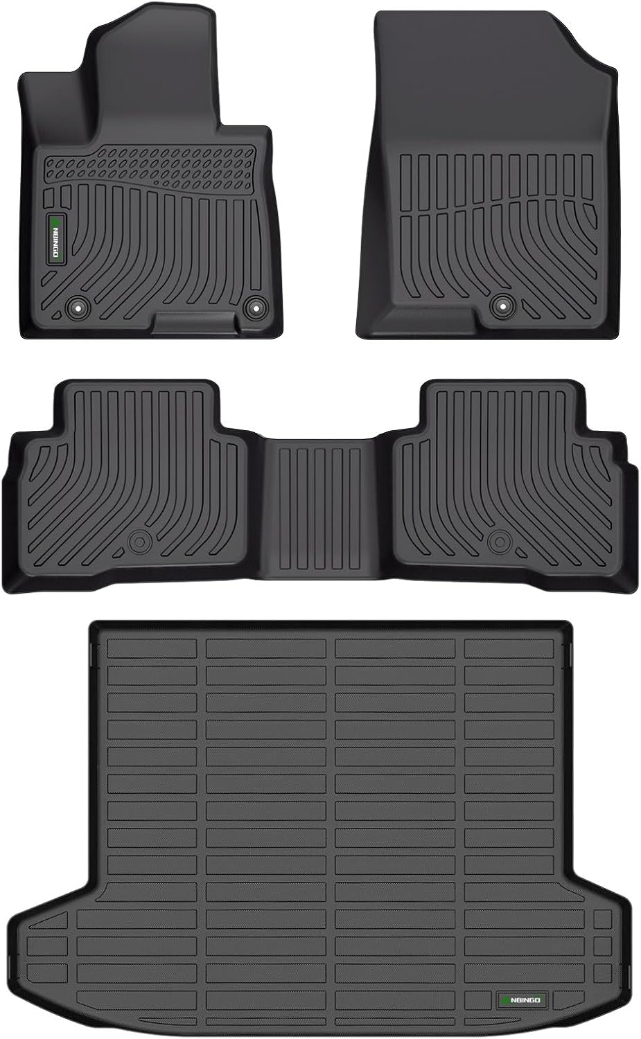 ANBINGO®Floor Mats Fit for Hyundai Tucson Hybrid (Only with Subwoofer) 2025-2022 Weather Car Mats Rug for Hyundai Tucson Hybrid TPE Trunk for Tucson Hybrid Rubber Liner for Tucson Hybrid Accessories