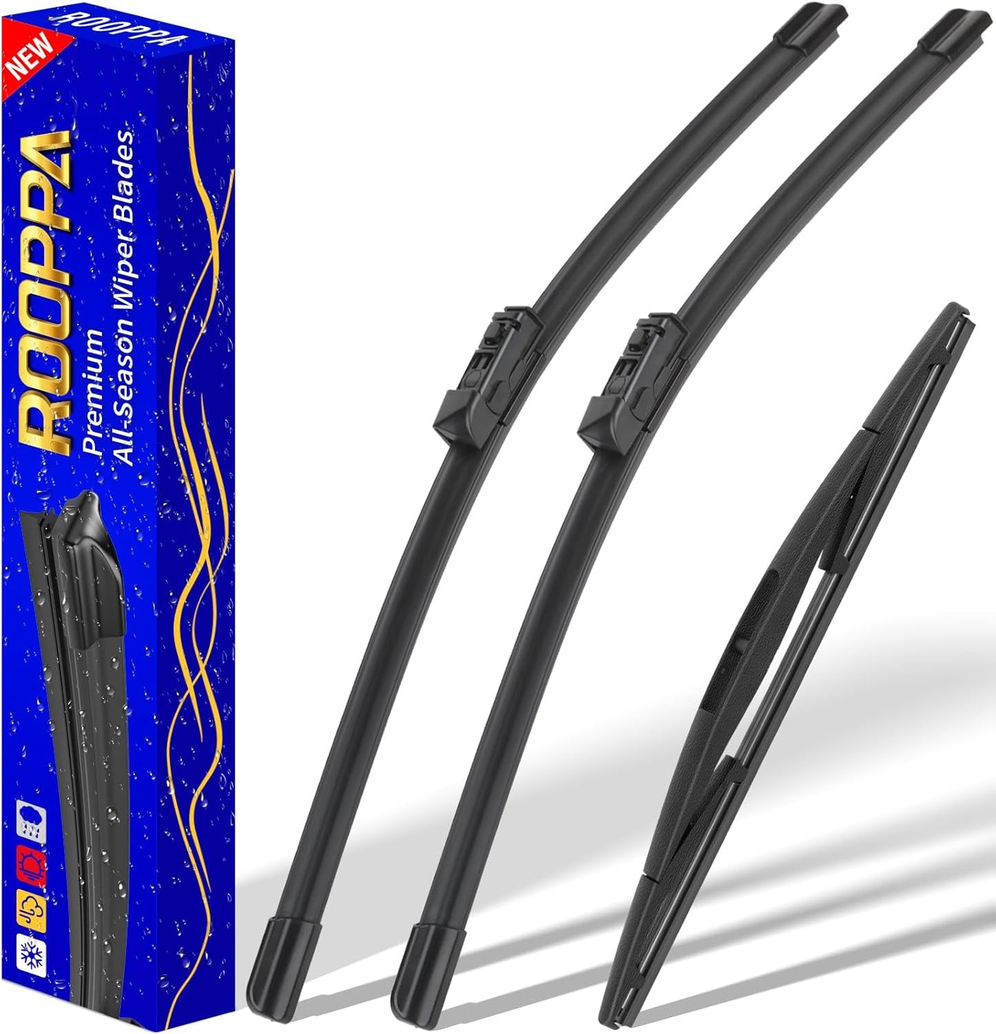 3 wipers Replacement for 2018-2023 Subaru crosstrek/2017-2023 Subaru Impreza, Windshield Wiper Blades Original Equipment Replacement - 26"/16"/12" (Set of 3)