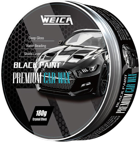 Car Wax for Dark Color Cars | Black, Charcoal, Midnight Blue | Liquid Depth & Sun Swirl Defender | 180g