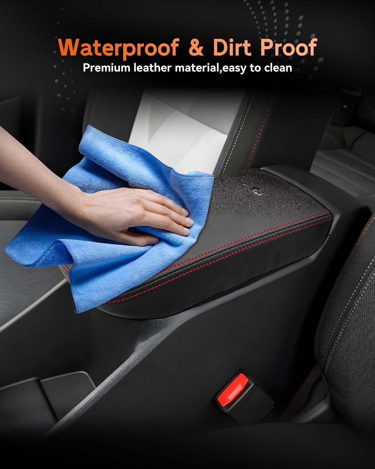 CDEFG for Chevrolet Trax 2024-2025 Center Console Cover Armrest Box Cover for Chevy Trax (LS, 1RS, LT, 2RS, ACTIV) Accessories Arm Rest Protector