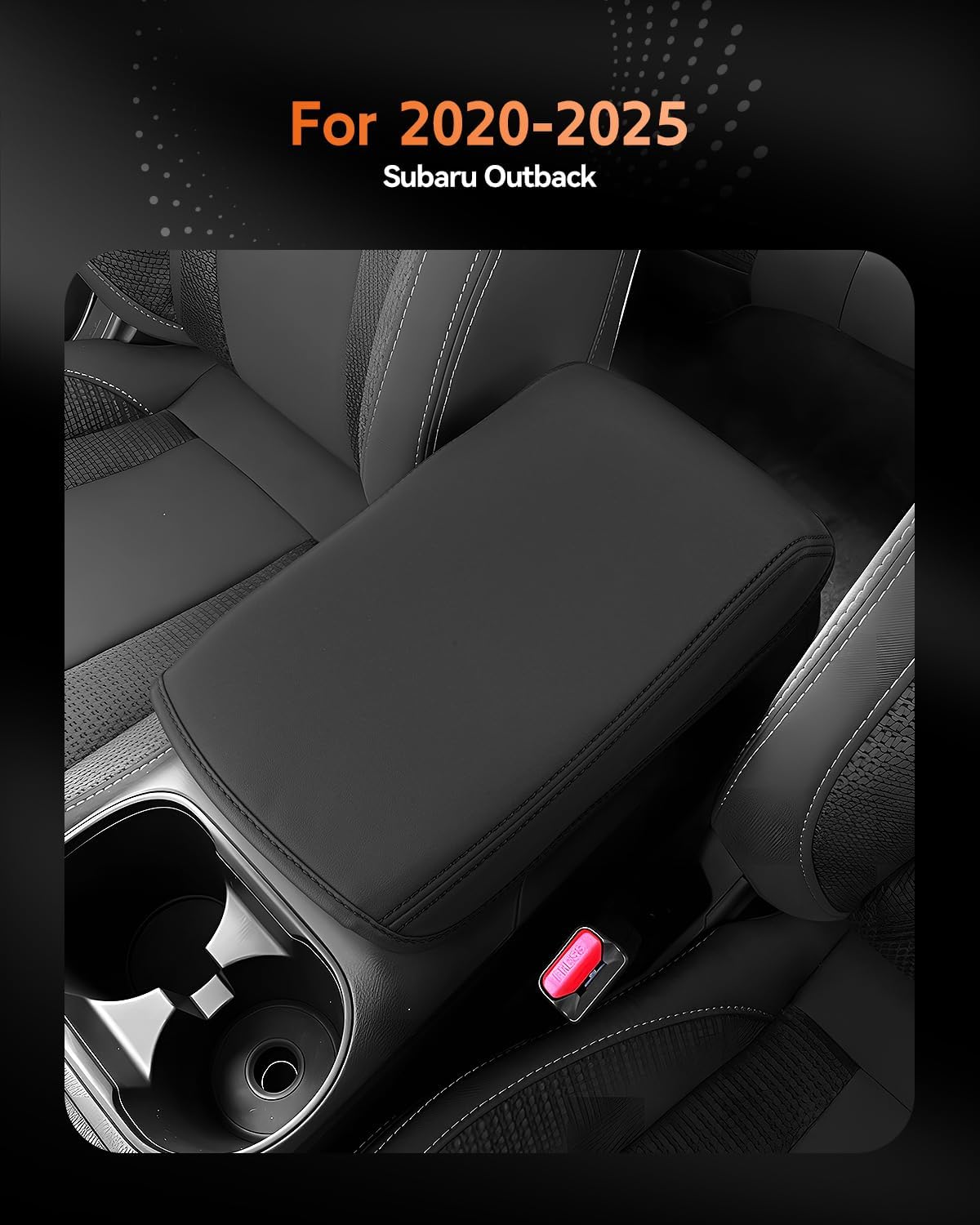 CDEFG for Subaru Outback 2020-2025 Center Console Cover Armrest Box Cover for Outback 2020 2021 2022 2023 2024 2025 Accessories Console Arm Rest Protector