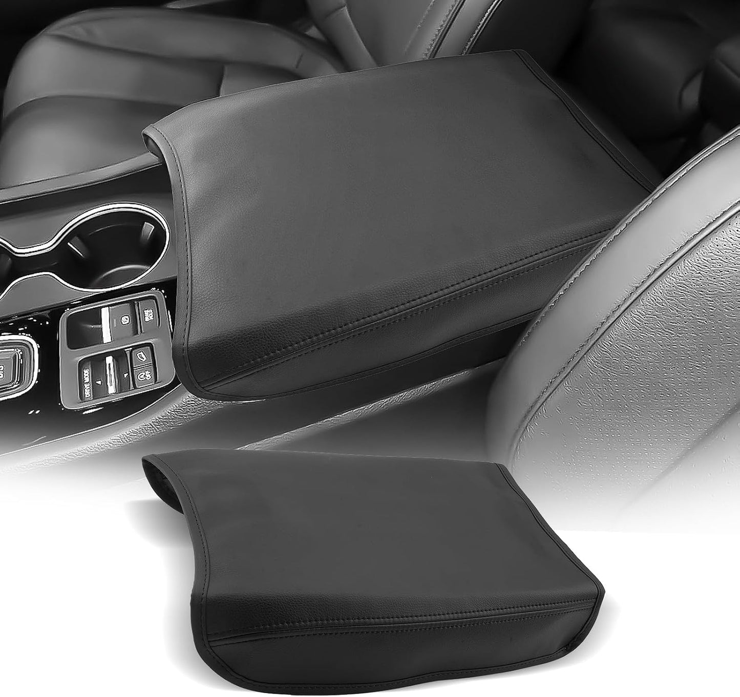 CDEFG for Honda Ridgeline 2024-2025 Center Console Cover Armrest Box Cover for Ridgeline (Sport, RTL, TrailSport, Black Edition) 2024 2025 Accessories Console Arm Rest Protector