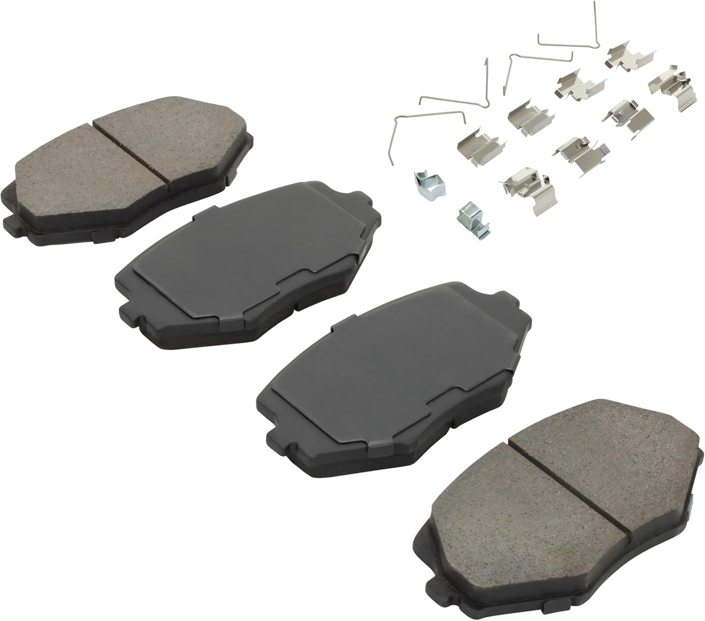 Premium Semi-Metallic Front Brake Pads (1001-0635M) Compatible with Mazda Miata 1994-2005