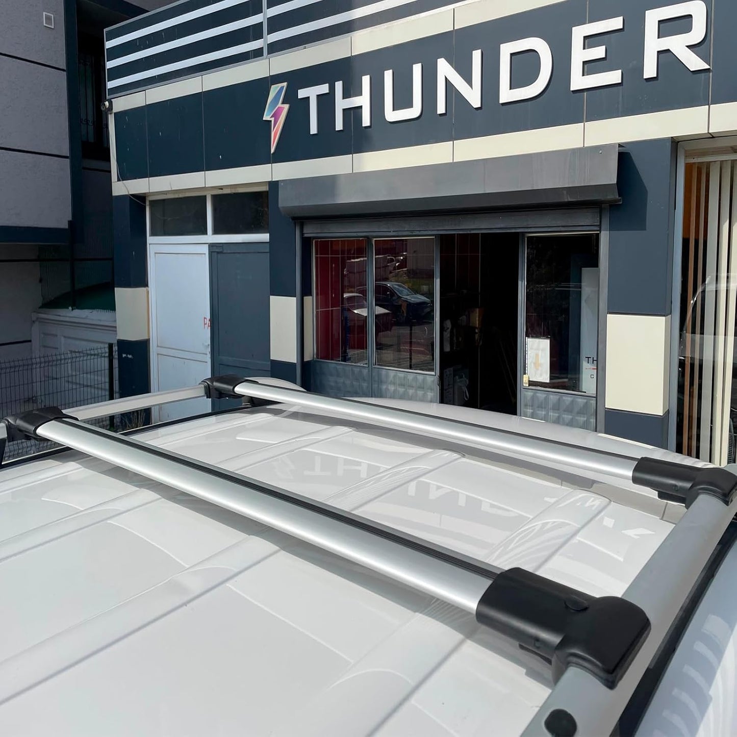 Roof Racks Cross Bars for Subaru Outback Wilderness 2021 2024 Roof top Cargo Box Tent Bike Kano Basket Carrier Gray Aluminum