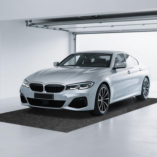 WELKIN Garage Floor Mat (20' x 7'4") – Absorbent Oil Spill Mat with Waterproof Backing – Protects Surfaces & Prevents Stains – Reusable, Washable, Durable, Cut-to-Fit