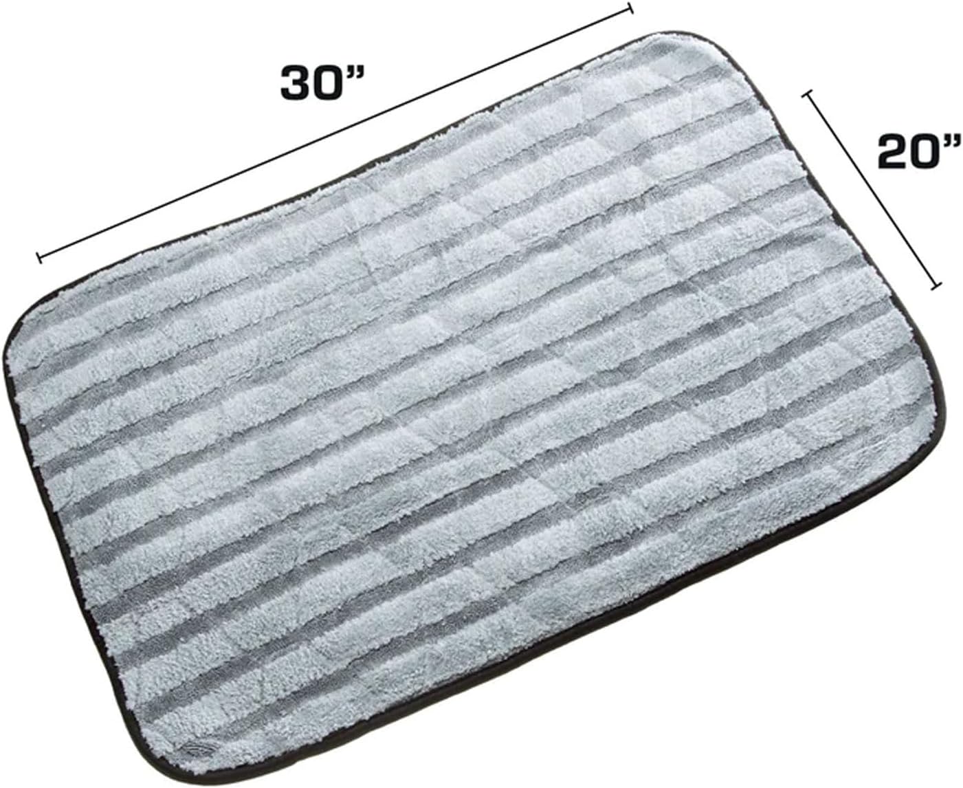 Ethos Car Drying Towel - 1000GSM Twisted Loop Microfiber Towels 20" x 30" - Car Drying Towels Extra Large, Dual Sided, Absorbs 12X Its Weight in Water! One Towel That Dries It All!