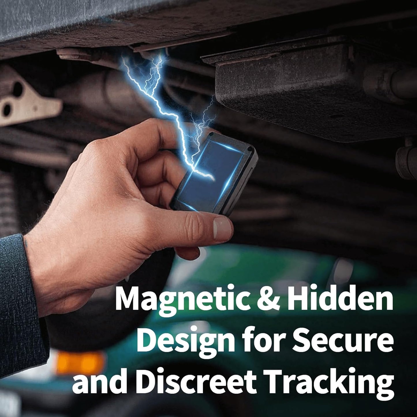 GPS Tracker for Vehicles No Monthly Fee, No Subscription, Long Battery Life, 4G SIM Card and Data Included, Trip History, GeoFence, Driving Alerts