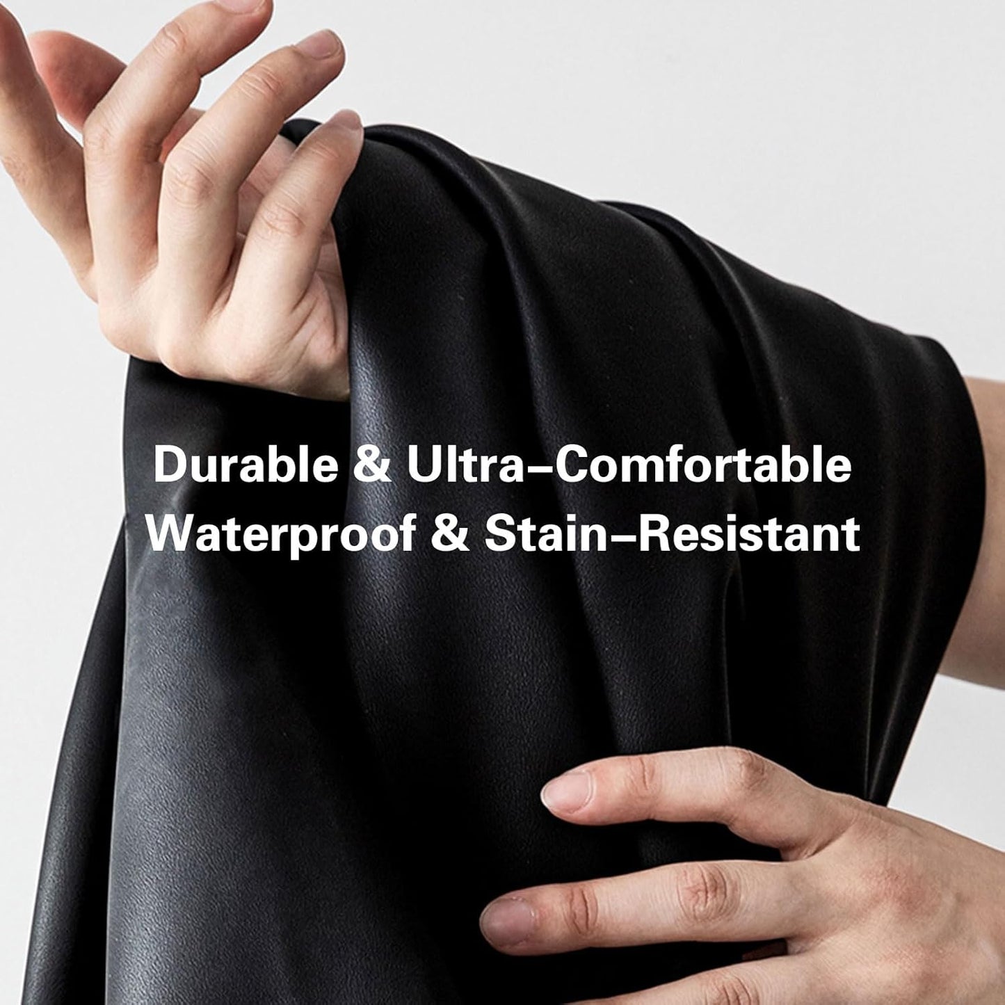 EKR Tacoma Car Seat Covers Custom for Select Toyota Tacoma (Only for Hybrid) 2024 2025 Double cab TRD Sport,TRD Off-Road,Limited,Trailhunter -Full Set,Leather (Black with Blue Trim)