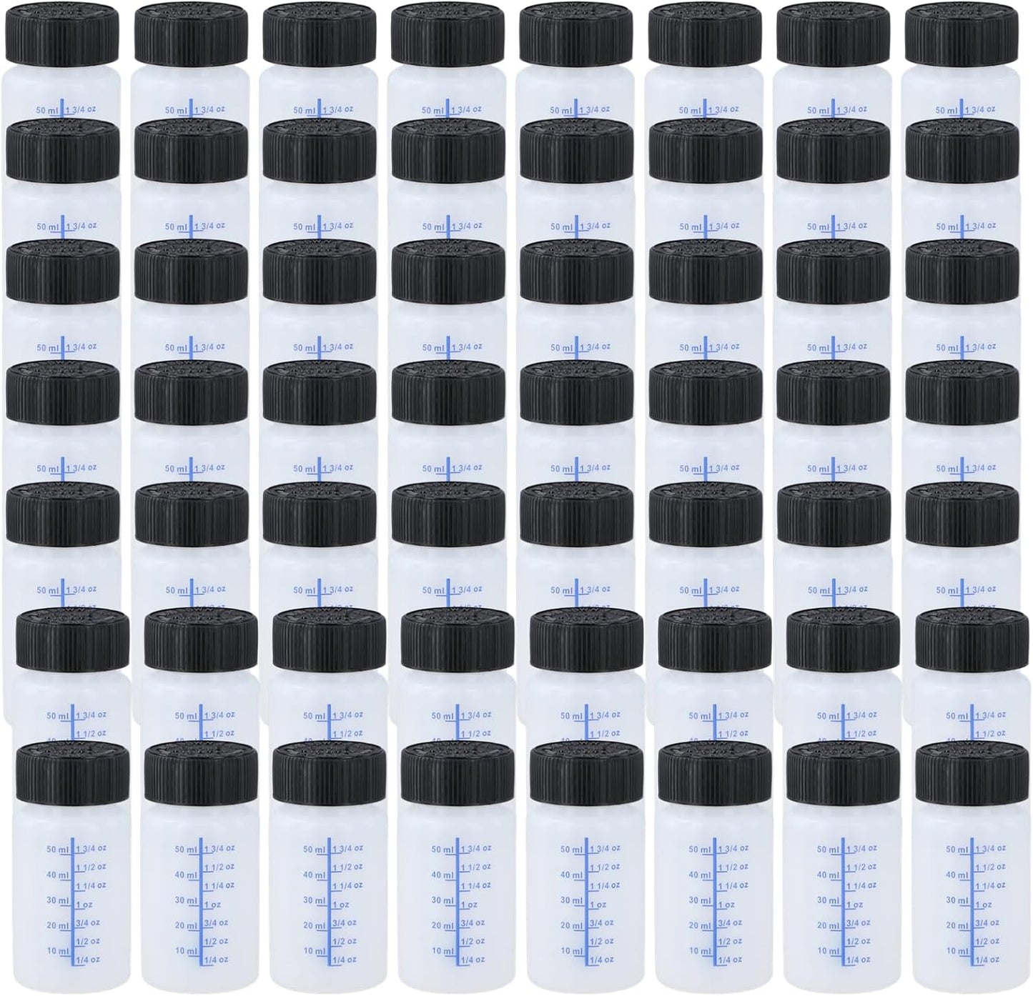 60 Pcs 2 Oz Touch Up Paint Container - Empty Paint Touch Up Bottles with Brush, Safe Lids, and Mixing Balls for Fixing Car Scratches