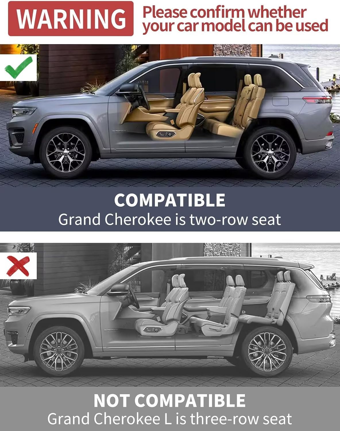 in-Channel Window Rain Guards Fit for Jeep Grand Cherokee(Not for L) 2022-2025 Double Cab Extra Durable Window Visors Window Deflectors Vent Visors Vent Shades Car Accessories-4 pcs 2-Q06