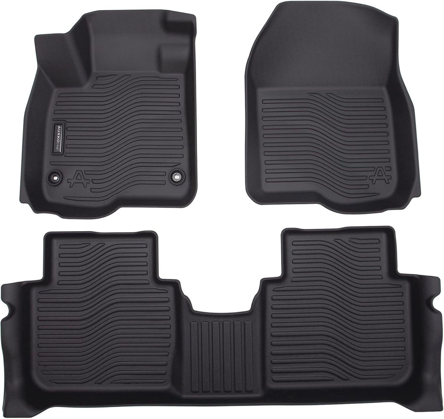 Auxko All Weather Floor Mats Fits for Honda CR-V 2023 2024 2025 2026 (Include Hybrid) TPE Rubber Liners Accessory for Honda CRV 2023 2024 2025 2026 Odorless Anti-Slip Mats Black