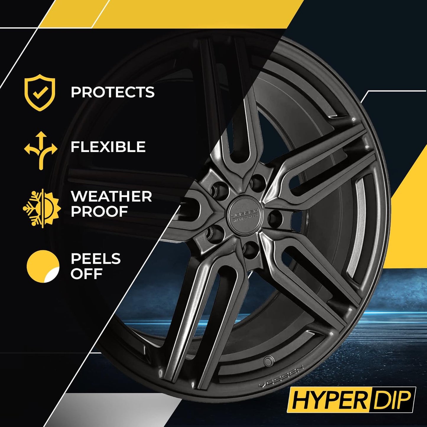 DipYourCar HyperDip Paint - Can of Sprayable Automotive Dip Coat - Removable Peelable Paint Protection for Cars - Anthracite Grey Satin Coat Spray