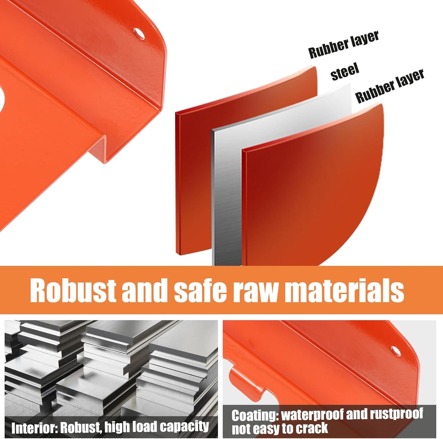 Weedeater Hanger Wall Mounted Grass Trimmer Rack Heavy Duty Garden Tool Hanger Steel Weed Whackers Holder Hedge for Grass Garden Tools