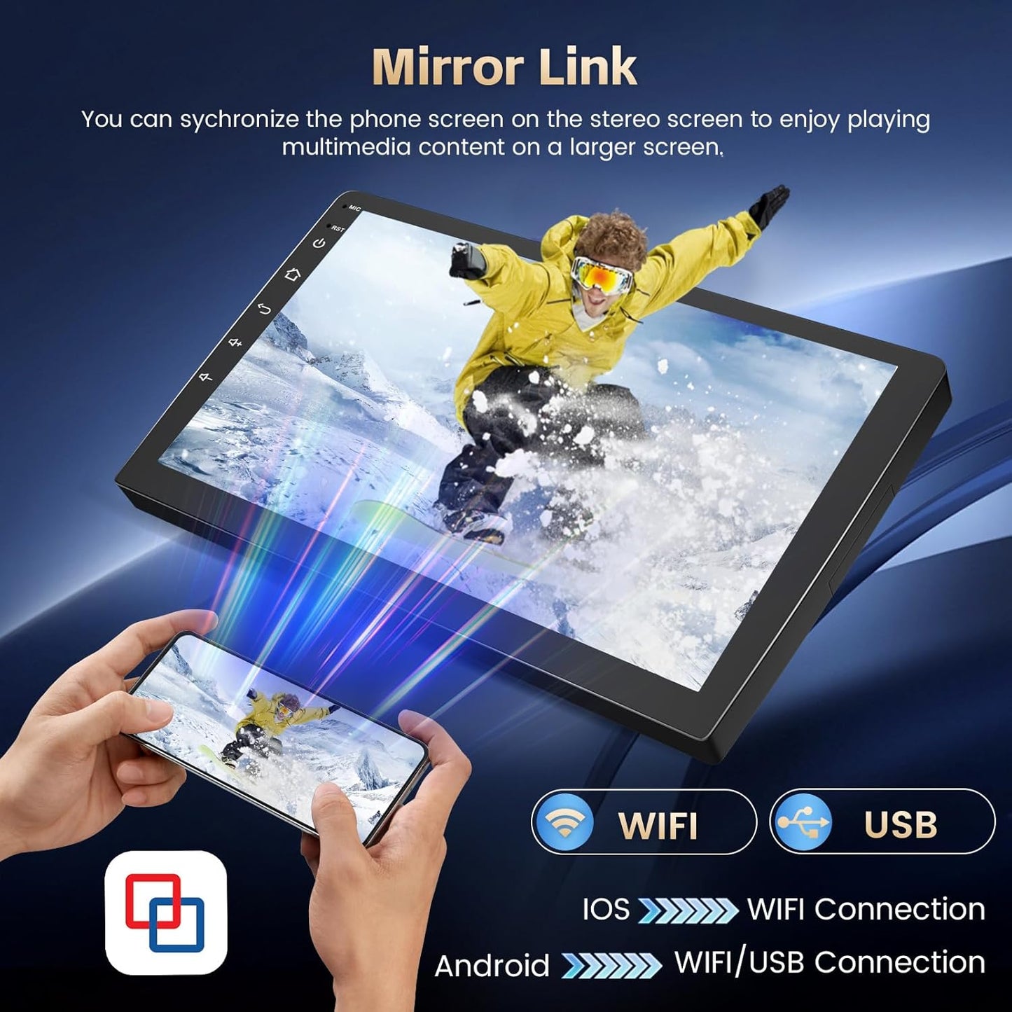 8 Core 2+64G Android 15 Car Stereo for Hyundai Accent 2010-2016 with Wireless CarPlay Android Auto, 9" Touch Screen Radio for Accent Bluetooth DSP 32EQ FM/RDS WiFi GPS 59UI Backup Camera