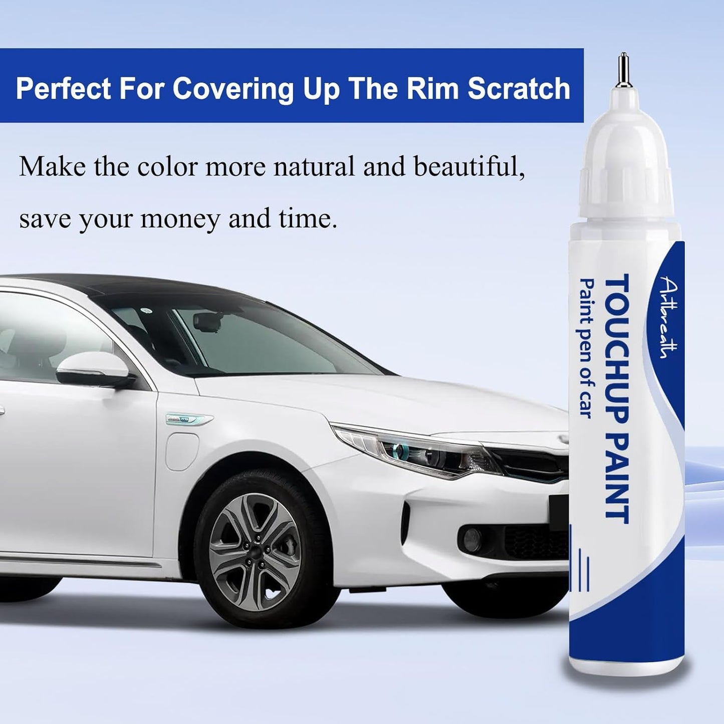 Snow White Pearl(SWP) Touch Up Paint for Kia-Exact Match–Chips and Nicks Car Paint Scratch Repair Kit Automotive Paint Pen for Forte/K5/Optima-models/Seltos/Sorento/Telluride