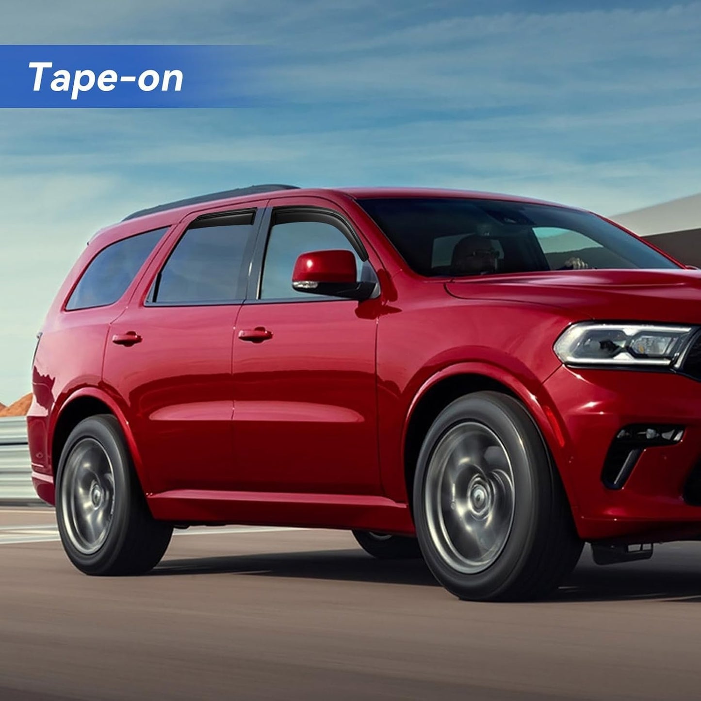 Window Visors Rain Guards for 2011-2025 Dodge Durango, Out-Channel Window Vent Wind Deflectors Visors Shades for 11-25 Durango