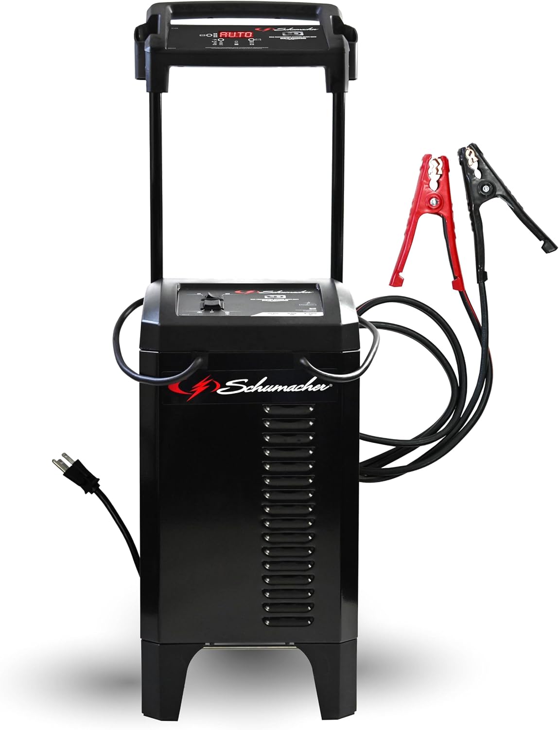 Schumacher Electric Wheeled 6A Car Battery Charger and 275A Engine Starter, 6-in-1 Solution for 6V/12V Batteries, Battery Maintainer, 40A Boost, SC1326, For Power Sport, Automotive, & Marine Batteries