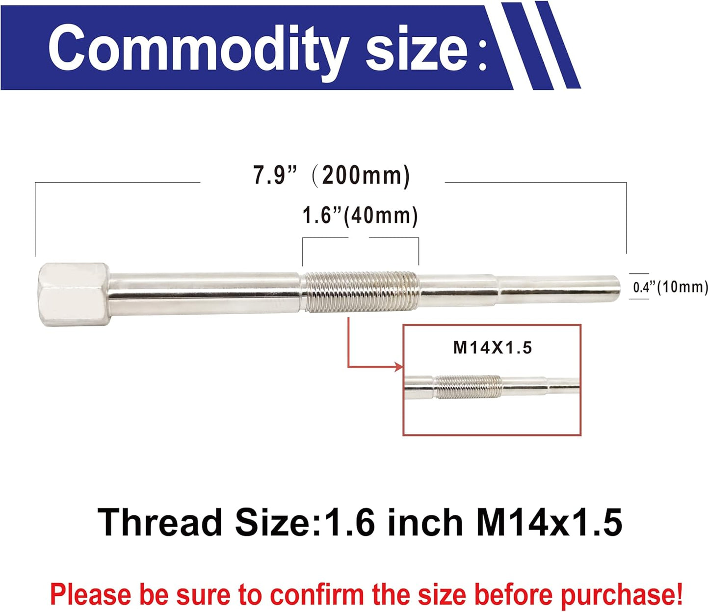 Duty Clutch Puller Tool for EZGO 2008-2024 Gas Golf Cart with Kawasaki Engine, CC2200/Clays Car/MPT/Refresher/RXV/ST/Custom/Sport/Shuttle/Valor/Woods Boundary MAV 608429