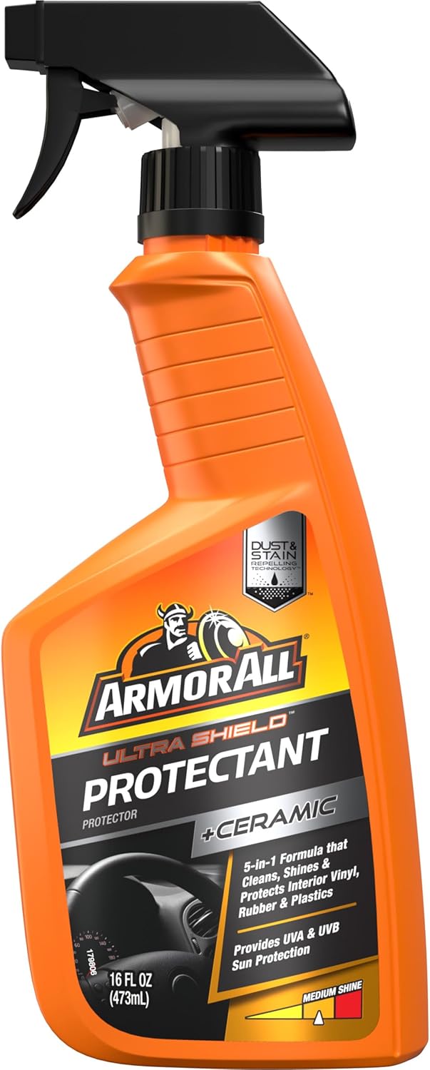 Armor All Extreme Shield Protectant Spray , Interior Car Cleaner with UV Protection Against Cracking and Fading, 16 Fl Oz