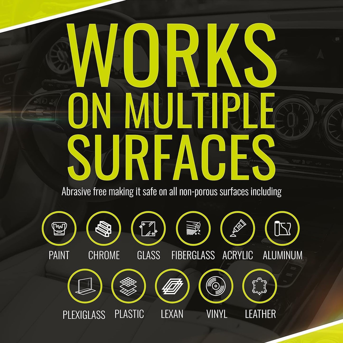 BugSlide 5 Gallon Cleaner Refill with Spray Bottles & Towels - All Surfaces Cleaning and Detailing Solution for Vehicle Interior and Exterior Use - Shines, Degreases, Polishes