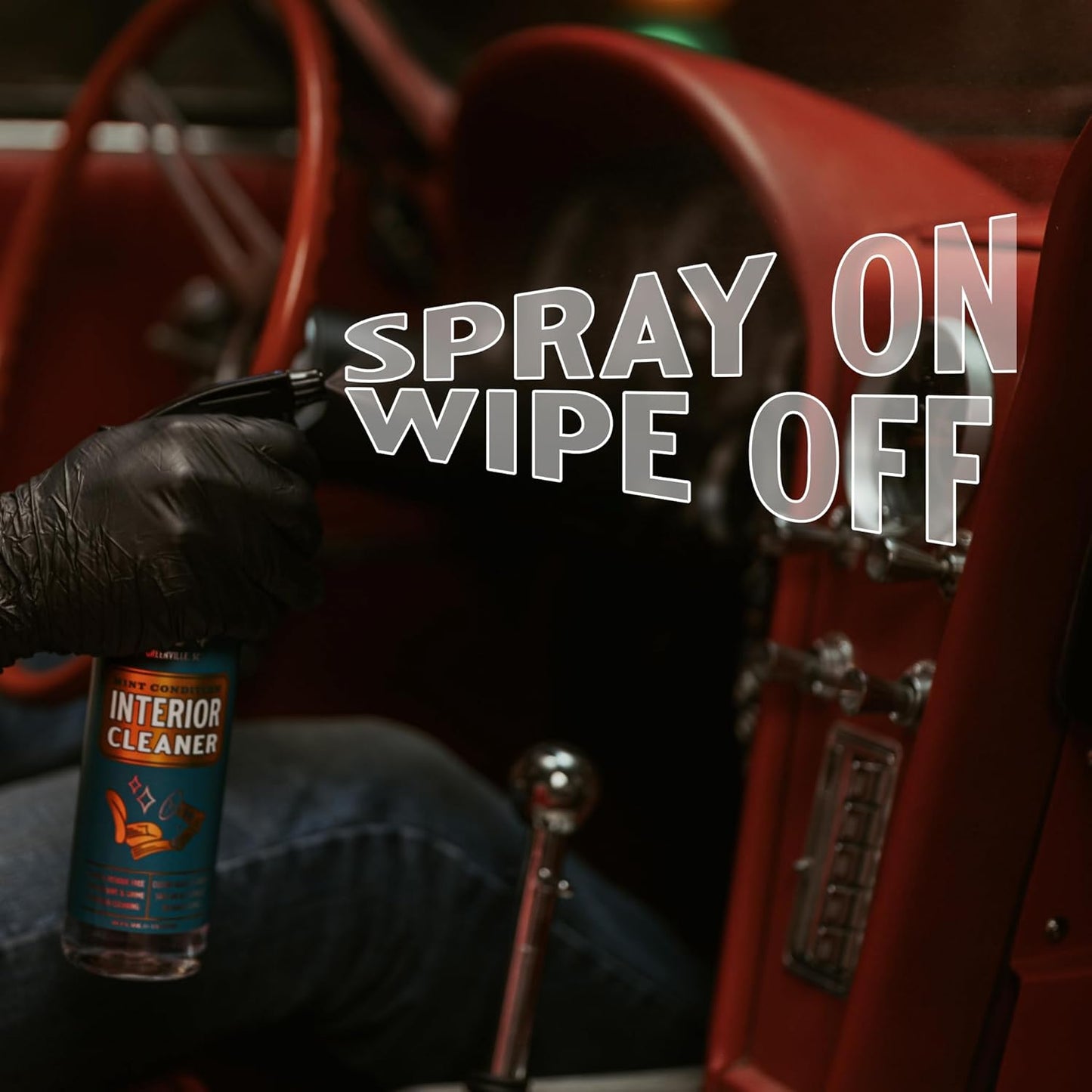 SOCAR Mint Condition Interior Car Cleaner 16 fl oz. Professional Grade for Dirt, Dust, and Grime from All Surfaces, Plastic, Vinyl, Leather, Carpet, Glass. For Car, RV, Boat.