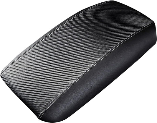 Autorder Center Console Cover for 2016-2019 2020 2021 Hyundai Tucson Accessories Carbon Fiber Armrest Cover Waterproof Anti-Scratch Center Console Armrest Protector Pad