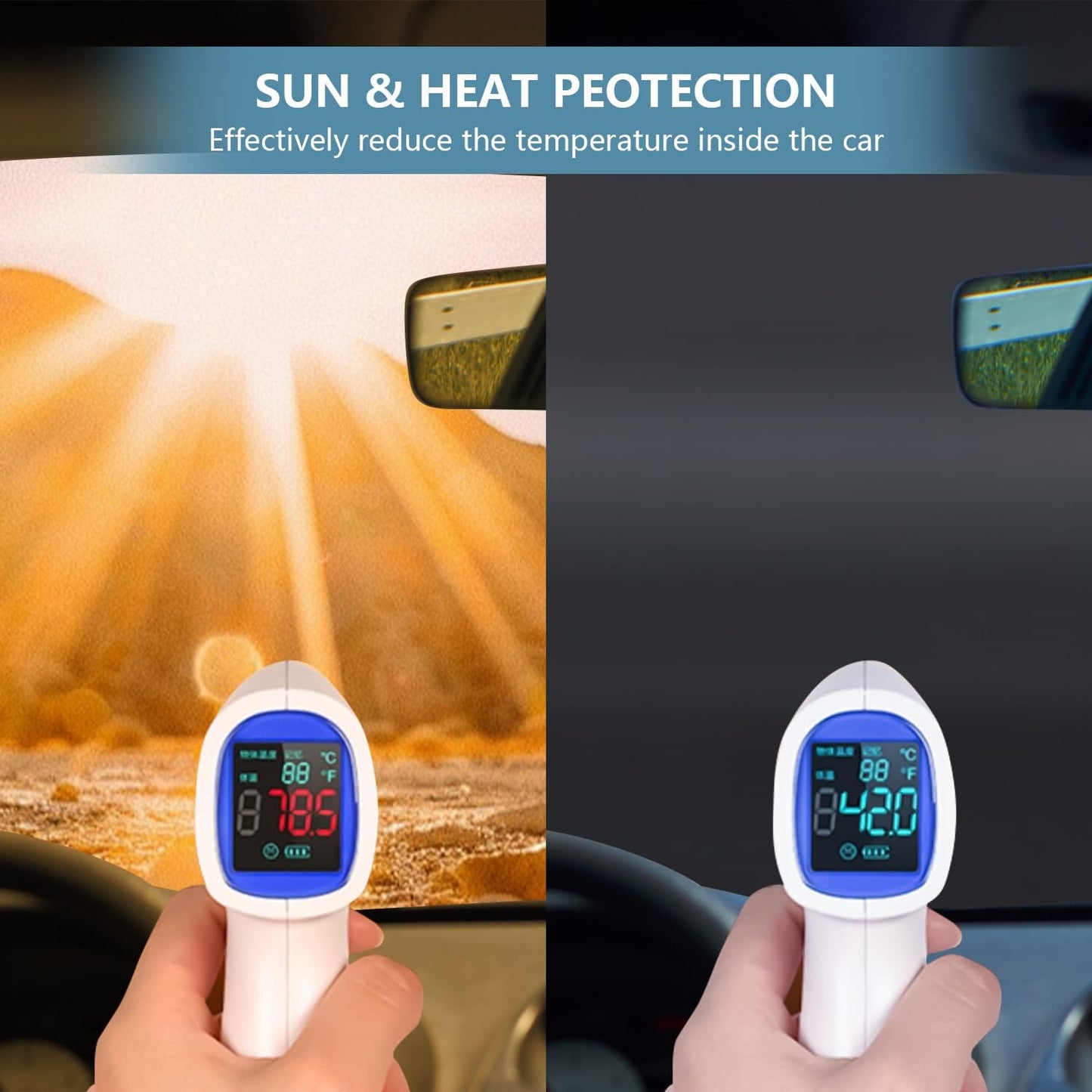 7 Layers Heavy Duty SUV Car Cover Fit for Toyota RAV4 (2006-2025), Waterproof, Tear & UV Resistant, Outdoor Full Car Cover with Storage Bag, Windproof Sun Rain UV Dust Snow Protection