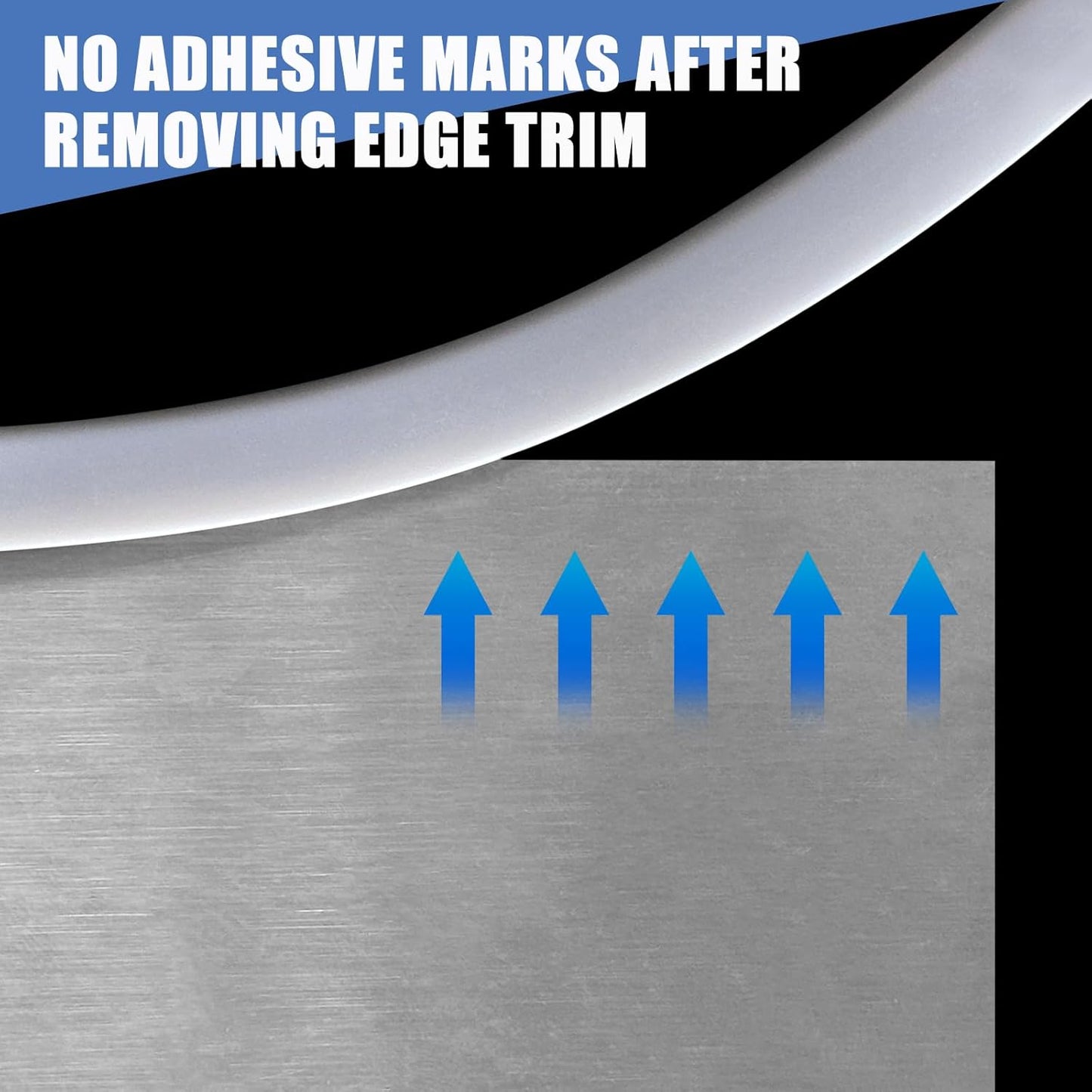 Rubber Edge Trim, Flexible Edge Trim for Sharp Edge, 1/8" U Channel Edge Protector, Self Adhesive Edge Guards for Plywood and Sheet Metal Parts, 20Ft, Grey Color