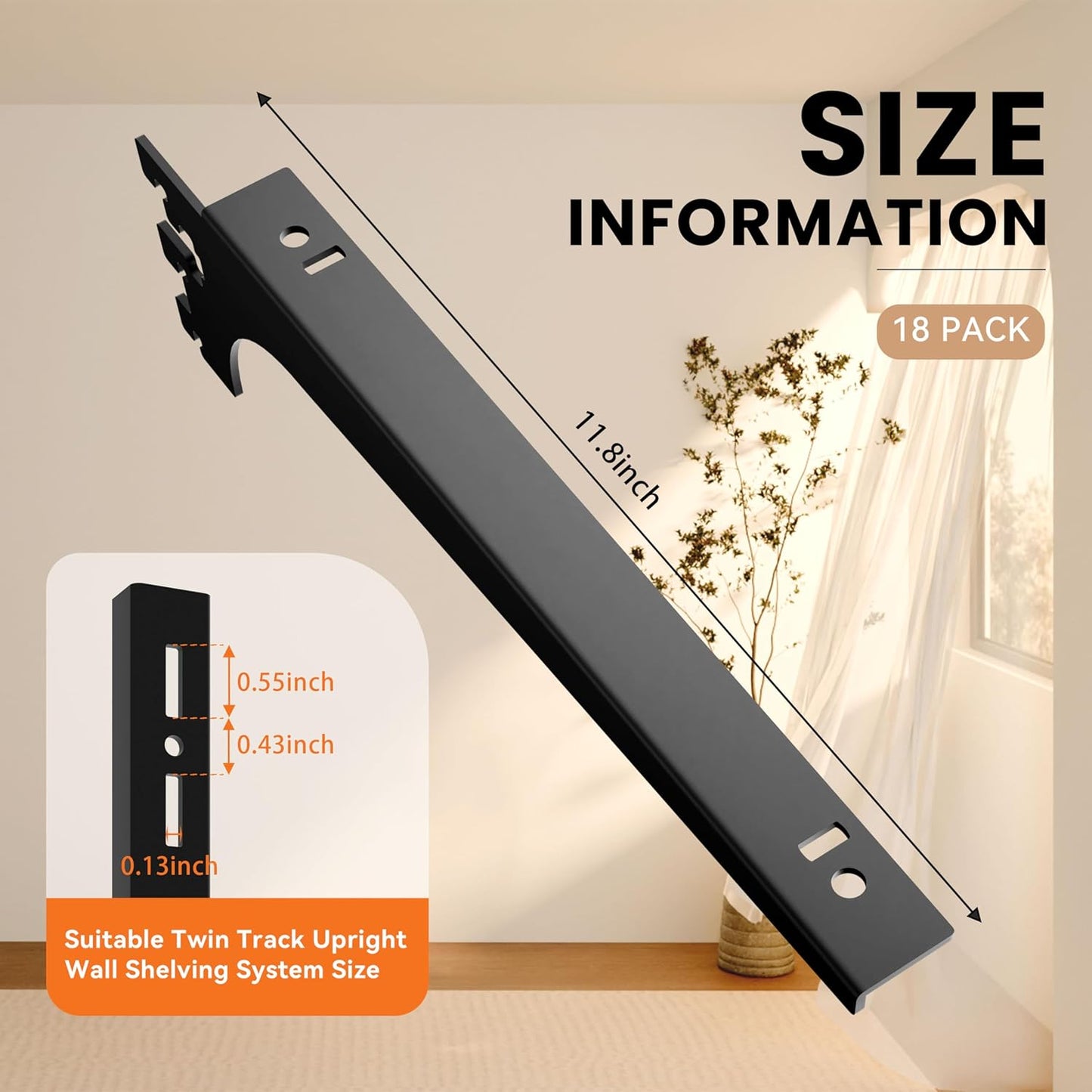 ROGMARS 60" W Garage Wall Mounted Shelving Heavy Duty, 6 Tier Garage Shelves, Adjustable Height Storage Shelving Unit, Wall Shelf Storage Rack Floating Shelves for Warehouse, Pantry, School, Shop