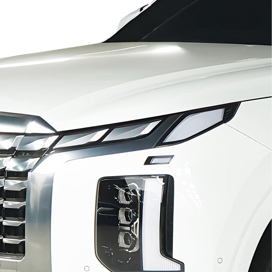 BOGAR TECH DESIGNS Full Headlight Head Light PPF Kit Compatible with Hyundai Palisade 2023-2025, Clear Bra