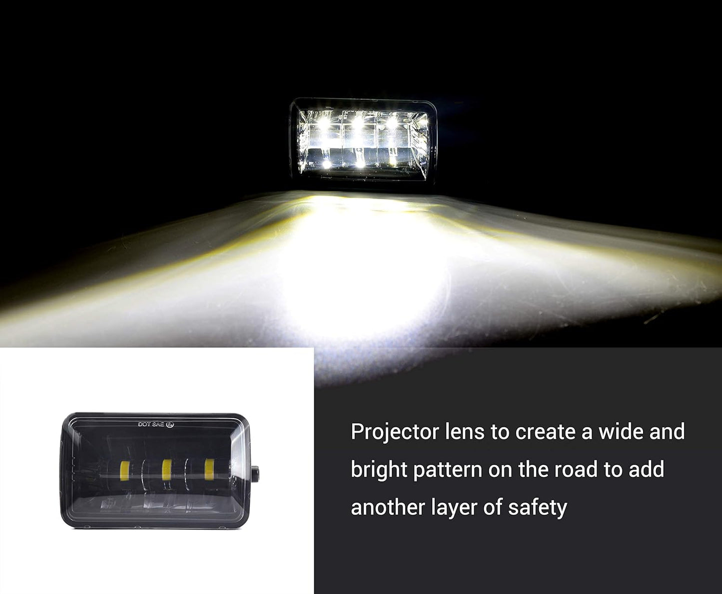 Tecoom Fog Lights Set of 2 Compatible with Ford F150 2015-2020 Aprroved by DOT SEA Waterproof Bright 3200 lumen LED Fog Driving Light Road Off Lights