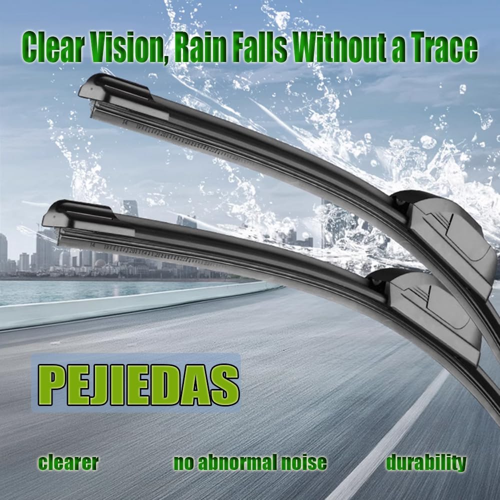 OEM Quality Front Wiper Blades, Replacement for 2012-2019 Nissan Sentra, OE Original Style (28 Inch + 15 Inch Front Wiper Blades)