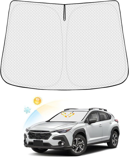 Windshield Sun Shade for Subaru Crosstrek 2024 2025 2026 Accessories Thicken 6-Layer Front Window Sunshade Cover Sun Visor Protector Foldable Block UV Rays Keep Vehicle Cool