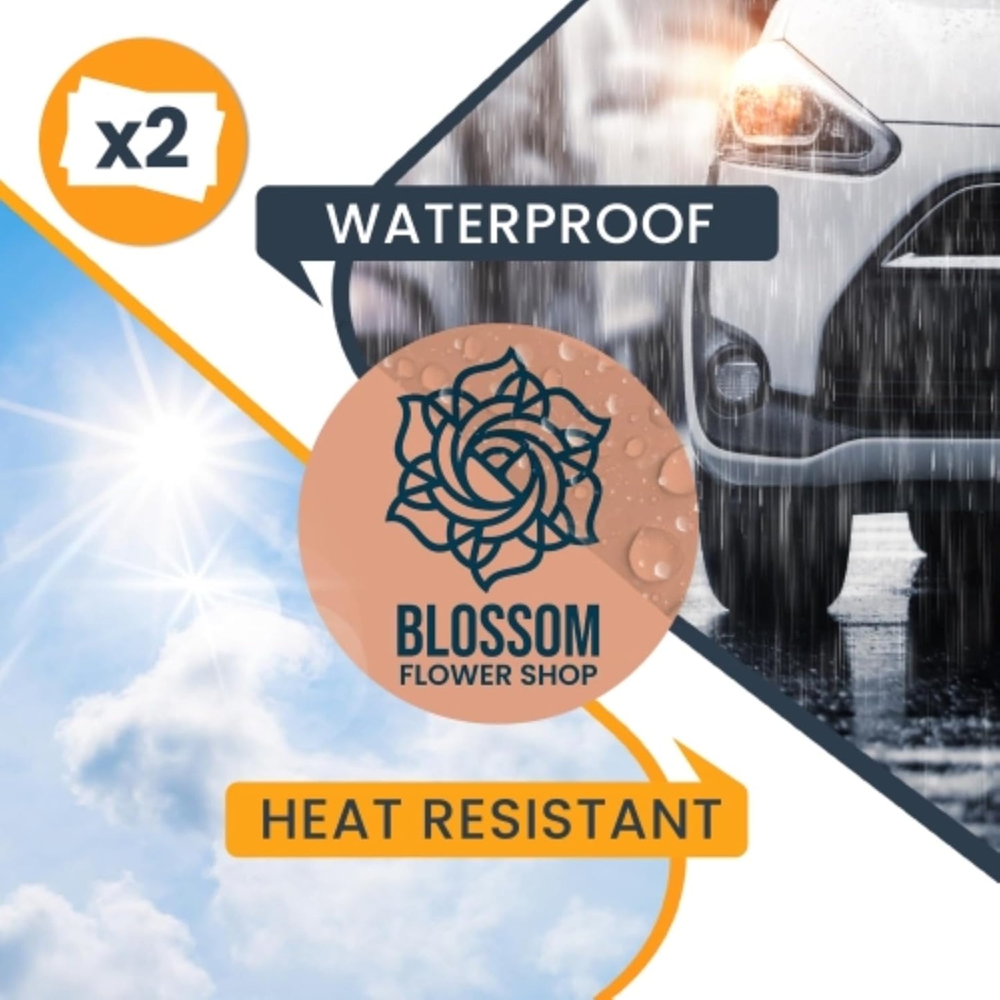 Magnet Me Up Customizable and Personalized Automotive Magnet Decals (18" Round)