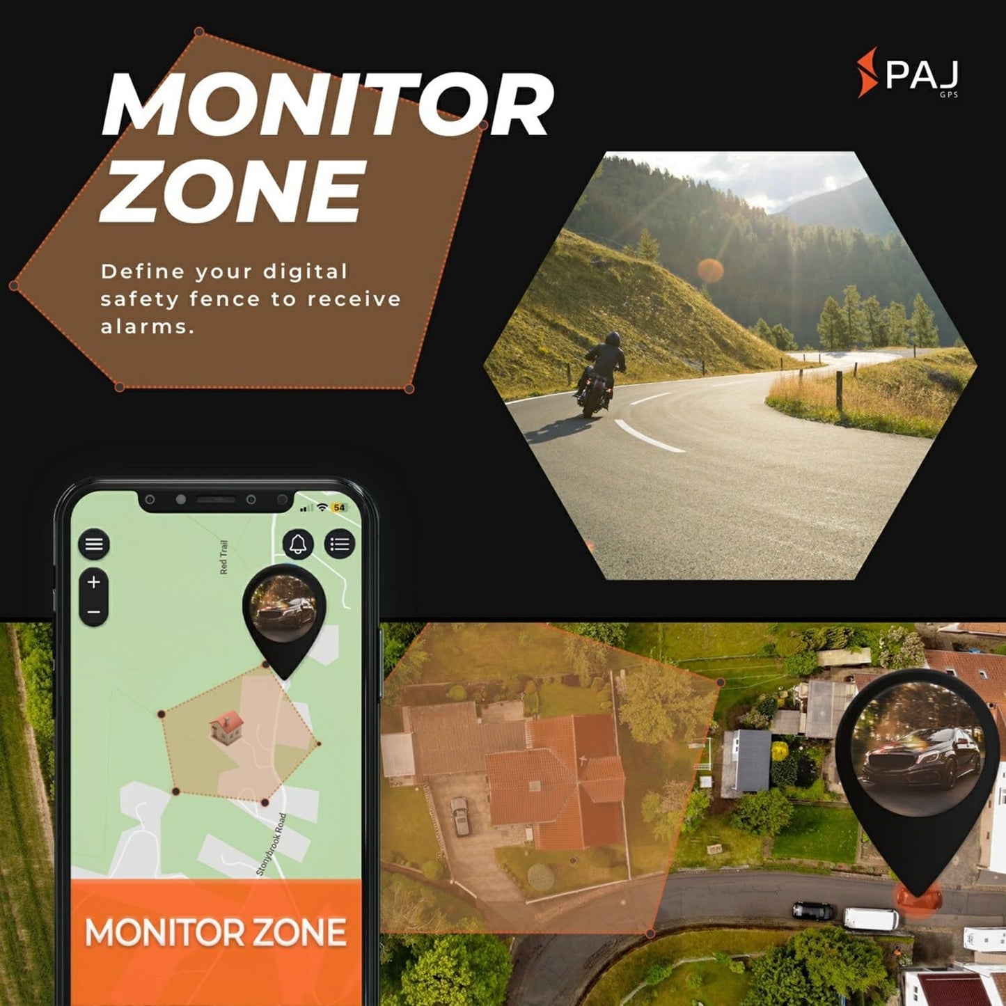 PAJ GPS Power Finder – Real-Time GPS Tracker with 90-Day Battery Life - Magnetic Mount for Cars, Trucks, Boats & Equipment, Location, Route & Speed Monitoring via 4G Network – Subscription Required