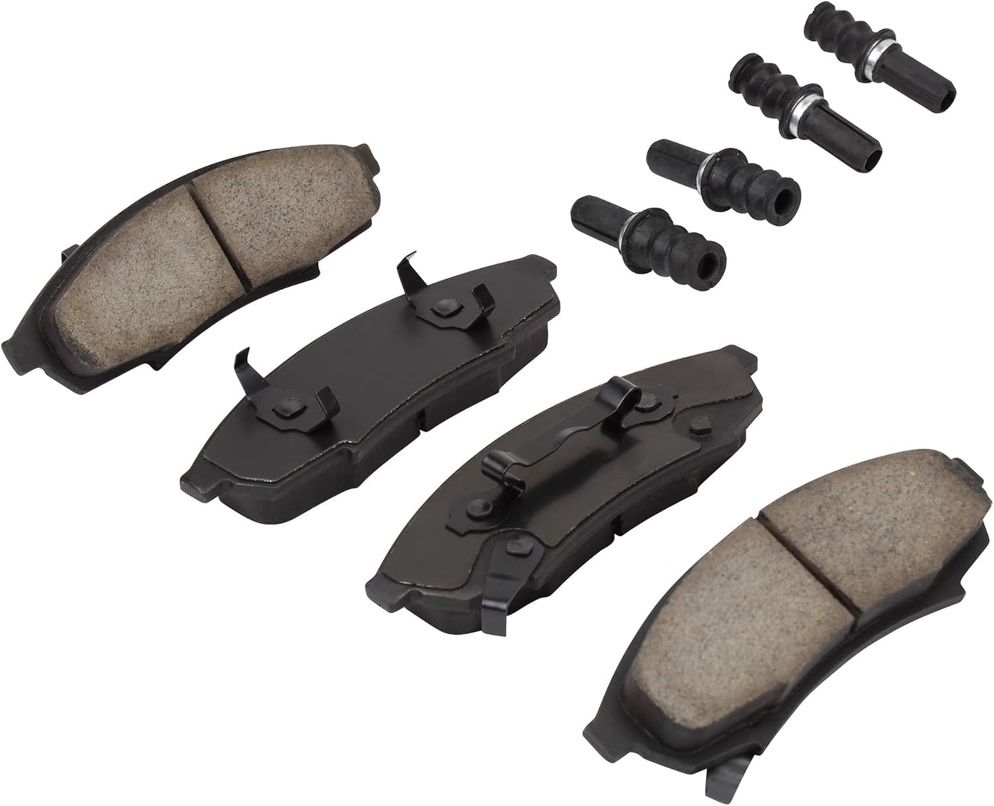 Premium Semi-Metallic Front Brake Pads (1001-0376M) Compatible with 1988-2001 Buick/Chevrolet/Oldsmobile/Pontiac (Cutlass/Cutlass Supreme/Grand Prix/Lumina/Monte Carlo/Regal)