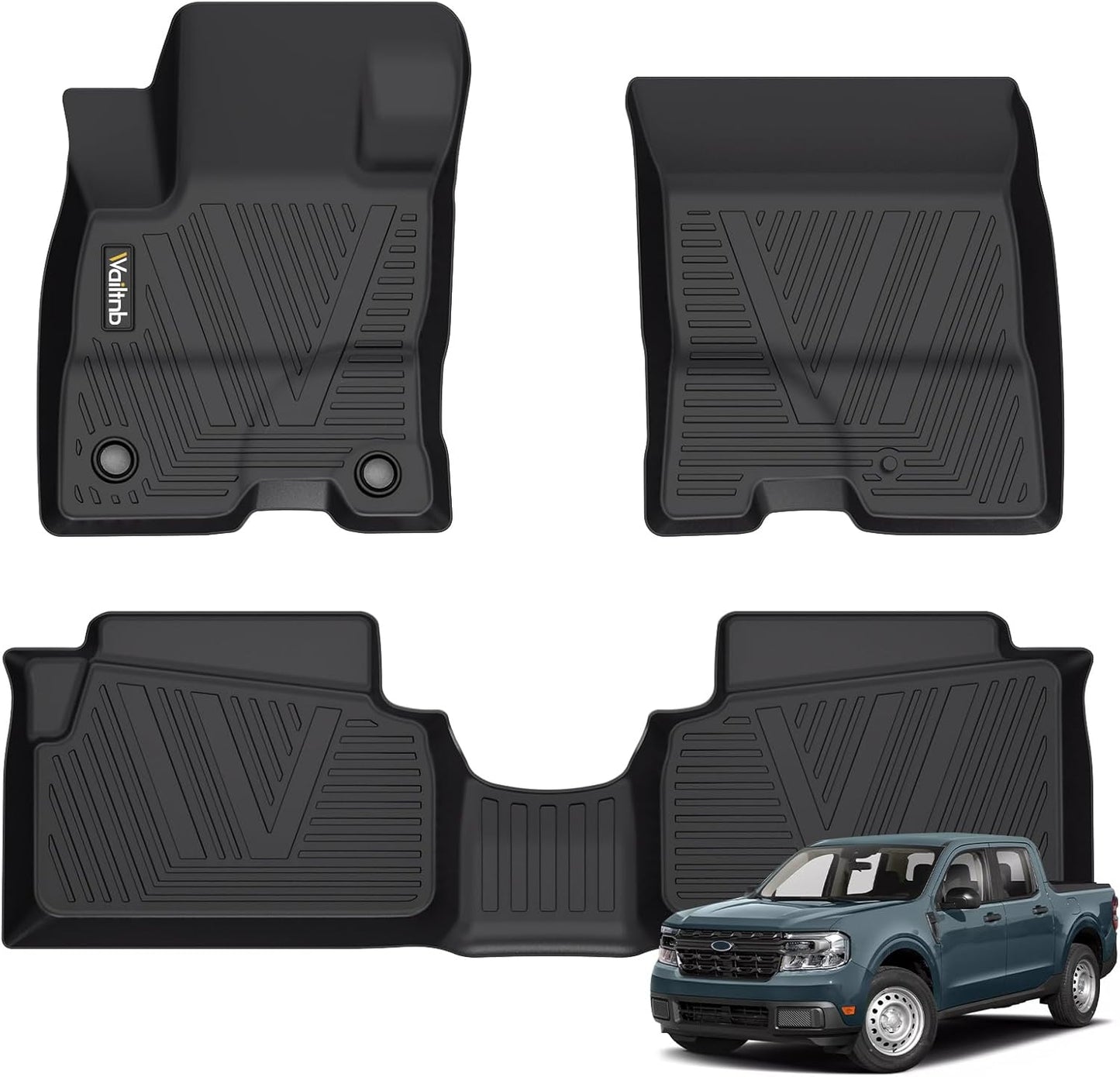 Car Floor Mats fit Ford Maverick Hybrid 2024 2023 2022 Floor Liners Car Mats Fit Maverick Hybrid 2022-2024 Accessories for Maverick Hybrid