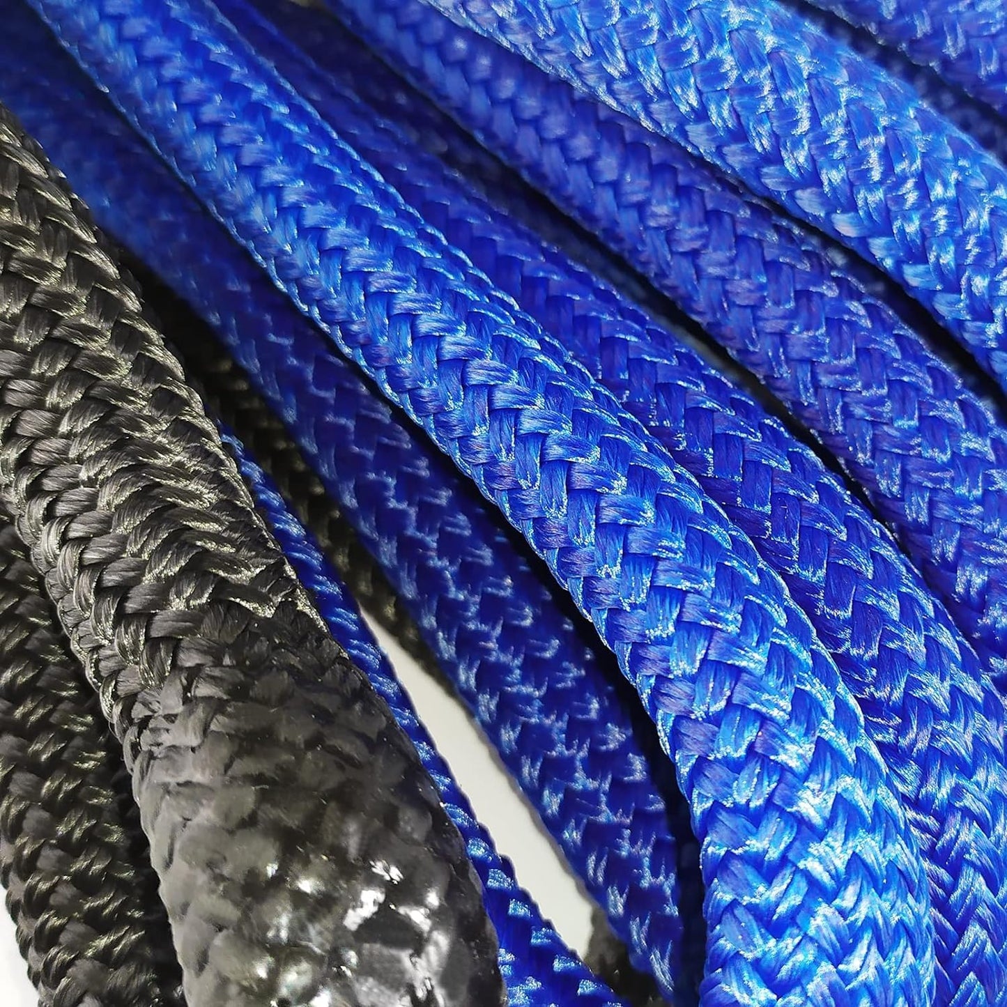 KING-PRO Kinetic Recovery Rope 3/4“x30' Towing Rope 20,000lbs Breaking Strength 100% Nylon Made Heavy Duty Offroad Snatch Strap 30% Elasticity for Full-Size Truck Large SUVs Offroad Vehicels (Blue)