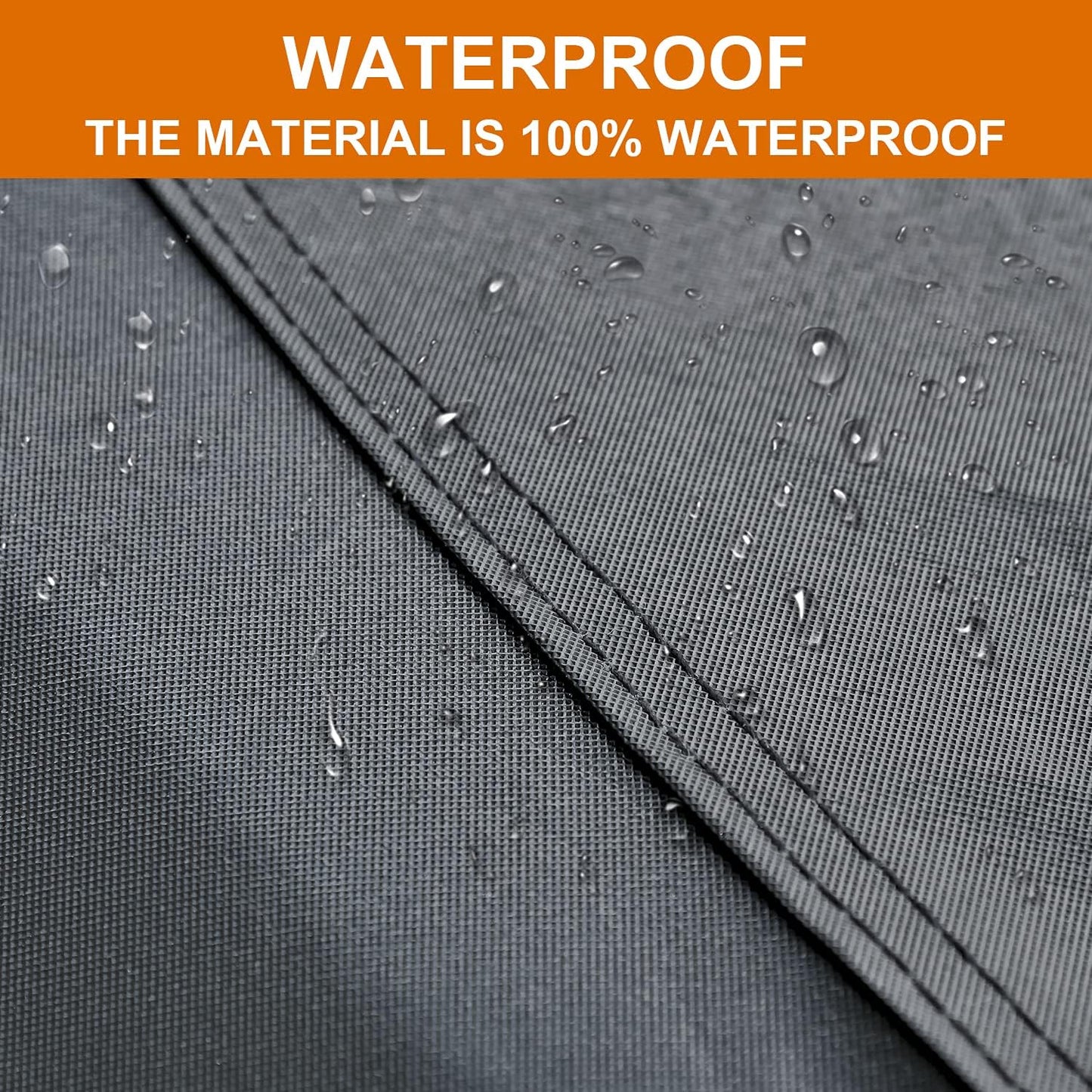 Kayme 7 Layers Car Cover Custom Fit for Jeep Wrangler 4 Dr/Unlimited 4 Door JK JL, Waterproof All Weather for Automobiles, Outdoor Full Cover Rain Sun UV Protection.Black