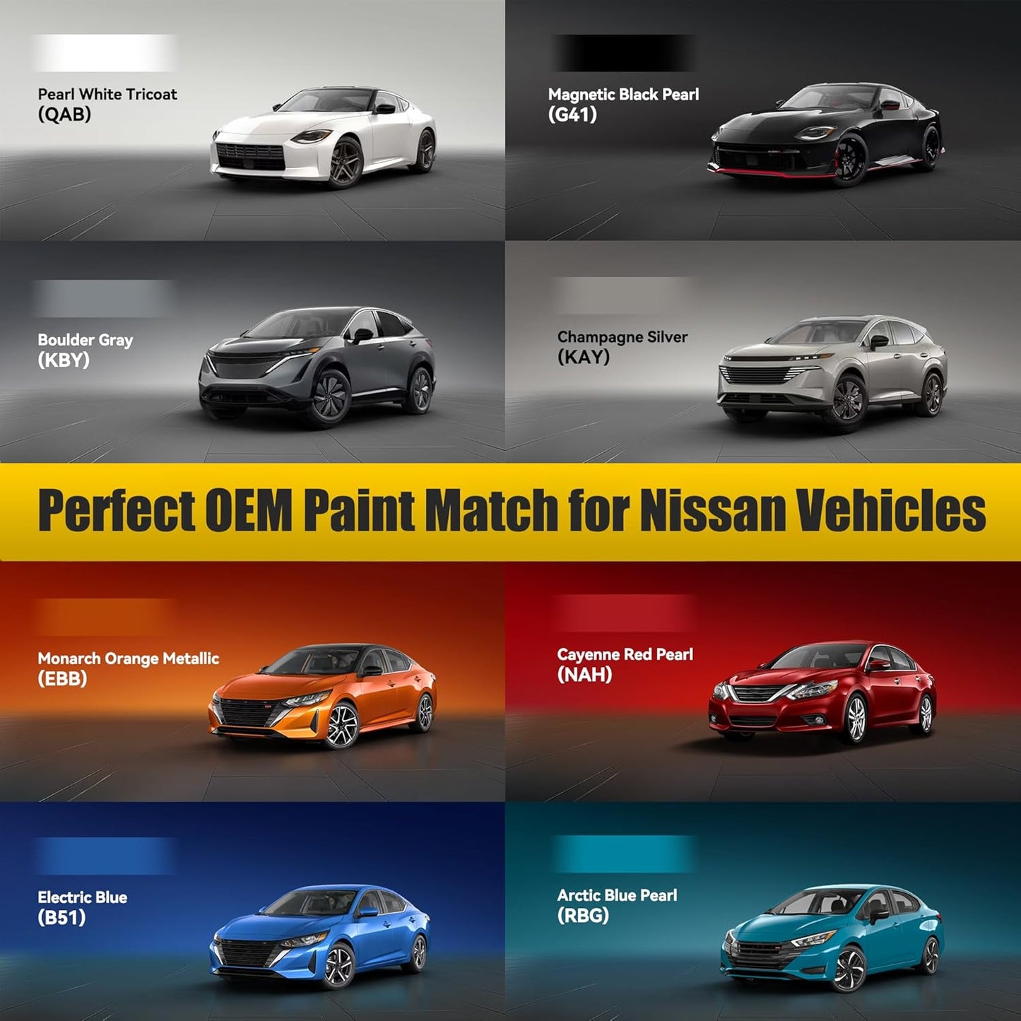 Sunset Drift(EBL) Touch Up Paint Compatible with Nissan, Exact Match Car Paint Pen Automotive Scratch Repair Remover Kit Quick & Easy Solution for Vehile Chips and Nicks