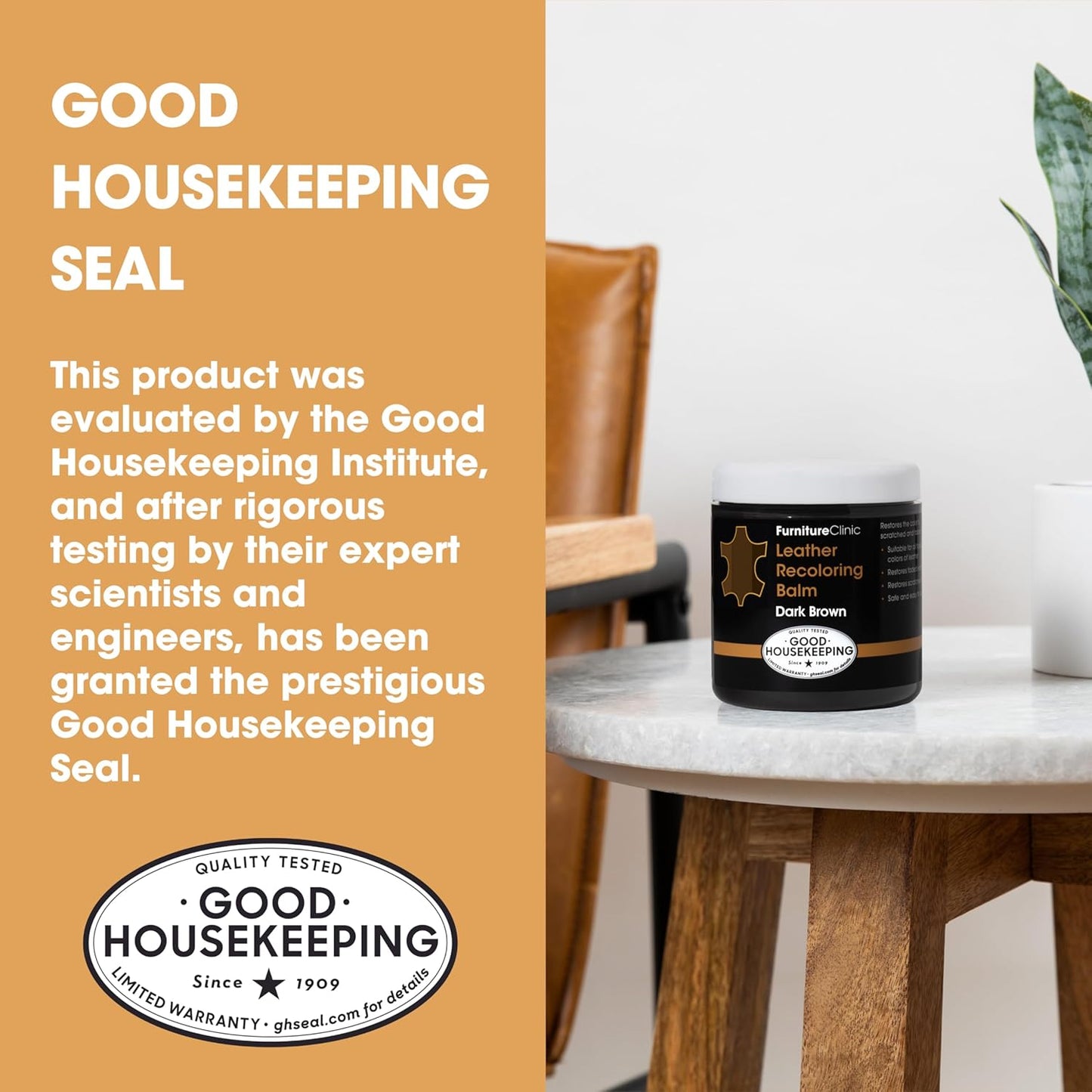 The Original Leather Recoloring Balm by Furniture Clinic - Maroon Leather Dye for Furniture, Couches & Car Seats - Restore Scratched, Faded, & Damaged Surfaces