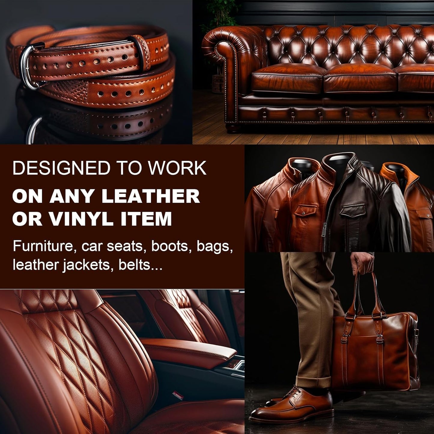 Leather Scratch Repair Balm-Leather Color Restorer for Couches Leather Scratch Remover for Carseat Boots Leather Couch Scratch Repair Couches (White)