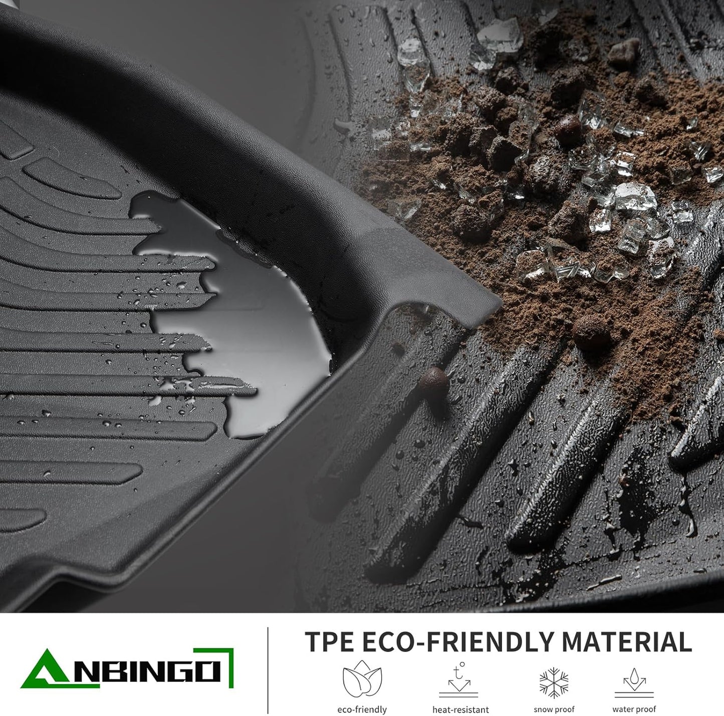 ANBINGO® Floor Mats Custom for 2021-2024 2025 2026 Seltos S FWD & AWD | LX AWD | EX AWD | EX FWD | SX AWD; 2022-2023 Seltos Nightfall AWD; 2024 2025 2026 Seltos X-Line AWD, (Only for U.S.A. & Canada)