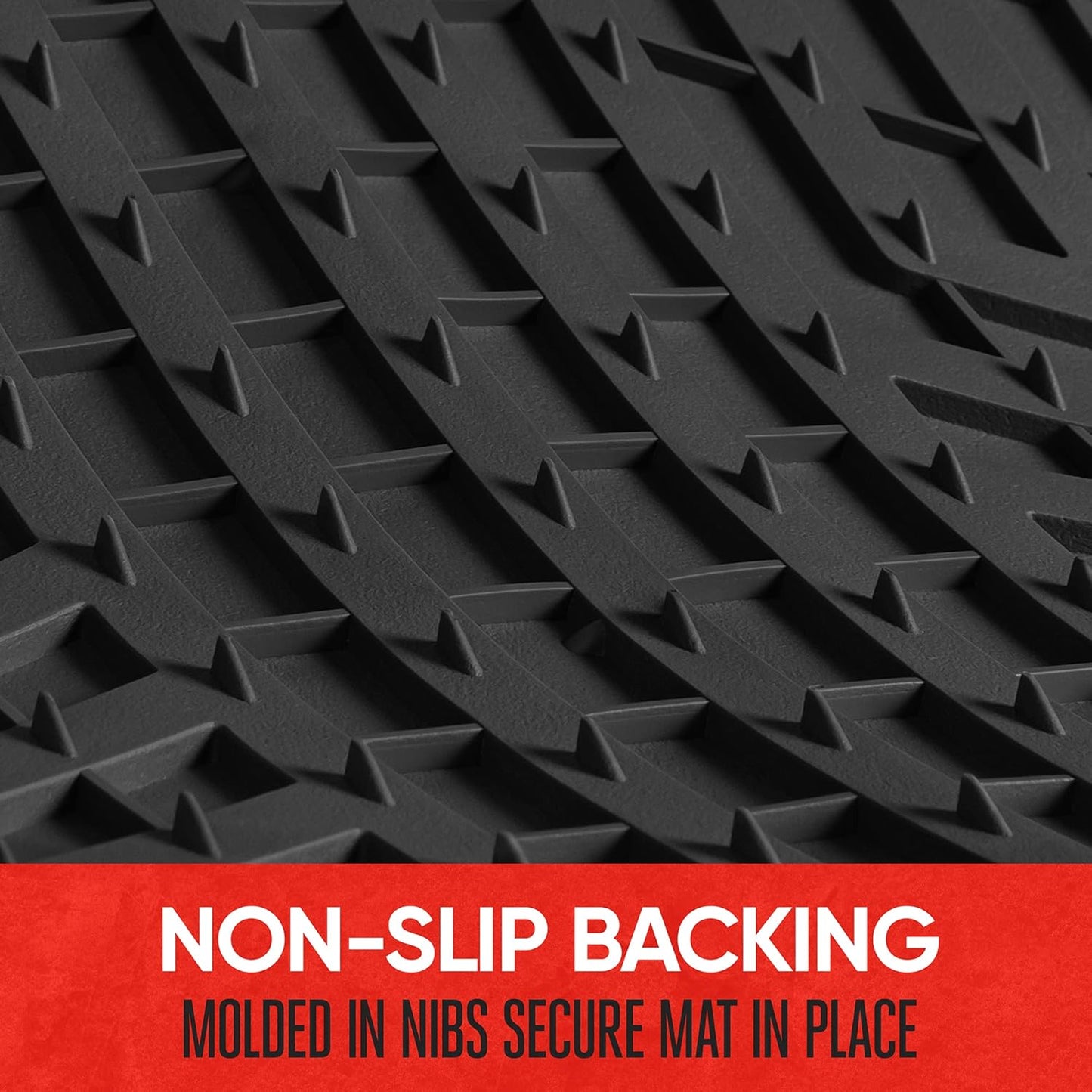 Motor Trend FlexTough™ Deep Dish Plus Rubber Car Floor Mats with Trunk Mat Cargo Liner, Front & Rear Combo Set fits Most Car SUV Van Coupe Sedan, Heavy Duty All Weather Trim to Fit