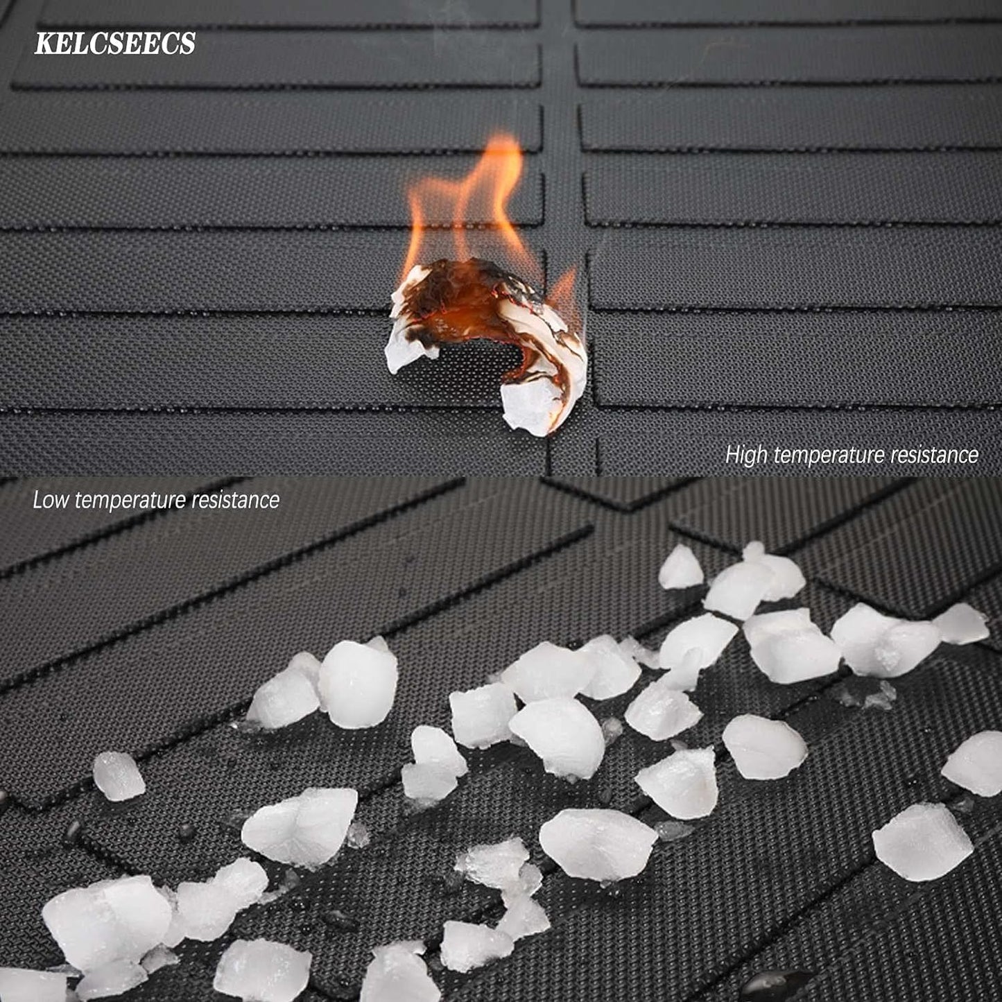 KELCSEECS Floor Mats & Cargo Liner for 2025 2024 2023 2022 Corolla Cross AWD(Not Fit Hybrid) All Weather Floor Liners Car Mats Cargo Mat Trunk Mat Corolla Cross AWD Floor Mats Trunk Liner Accessories