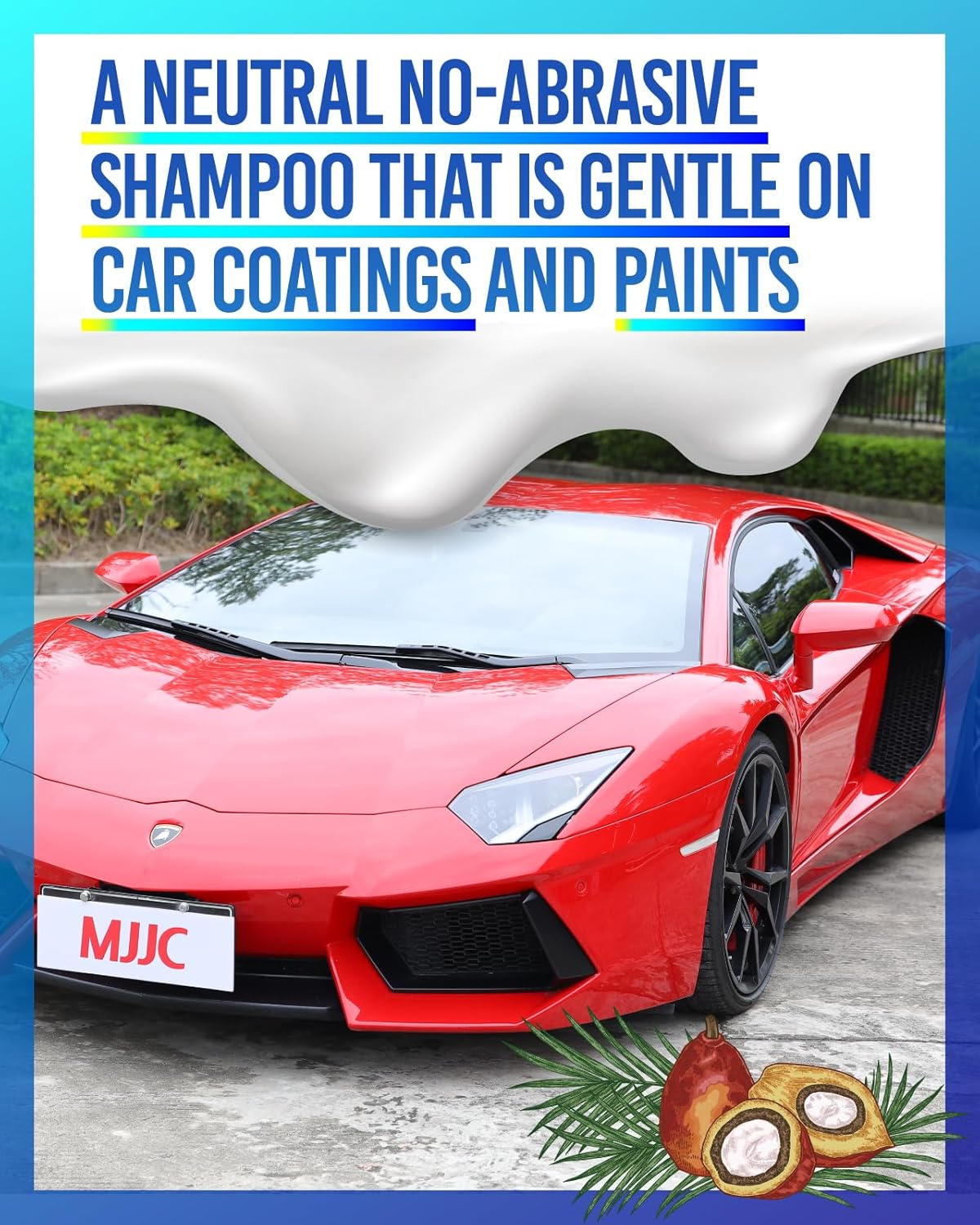 MJJC Foam (128 fl oz) Ultimate Snow Foam Car Wash Soap Specialized Car Shampoo for Foam Cannon and Pressure Washer, Safe for Cars (pH Neutral, 10x Concentrated) lime mint scent