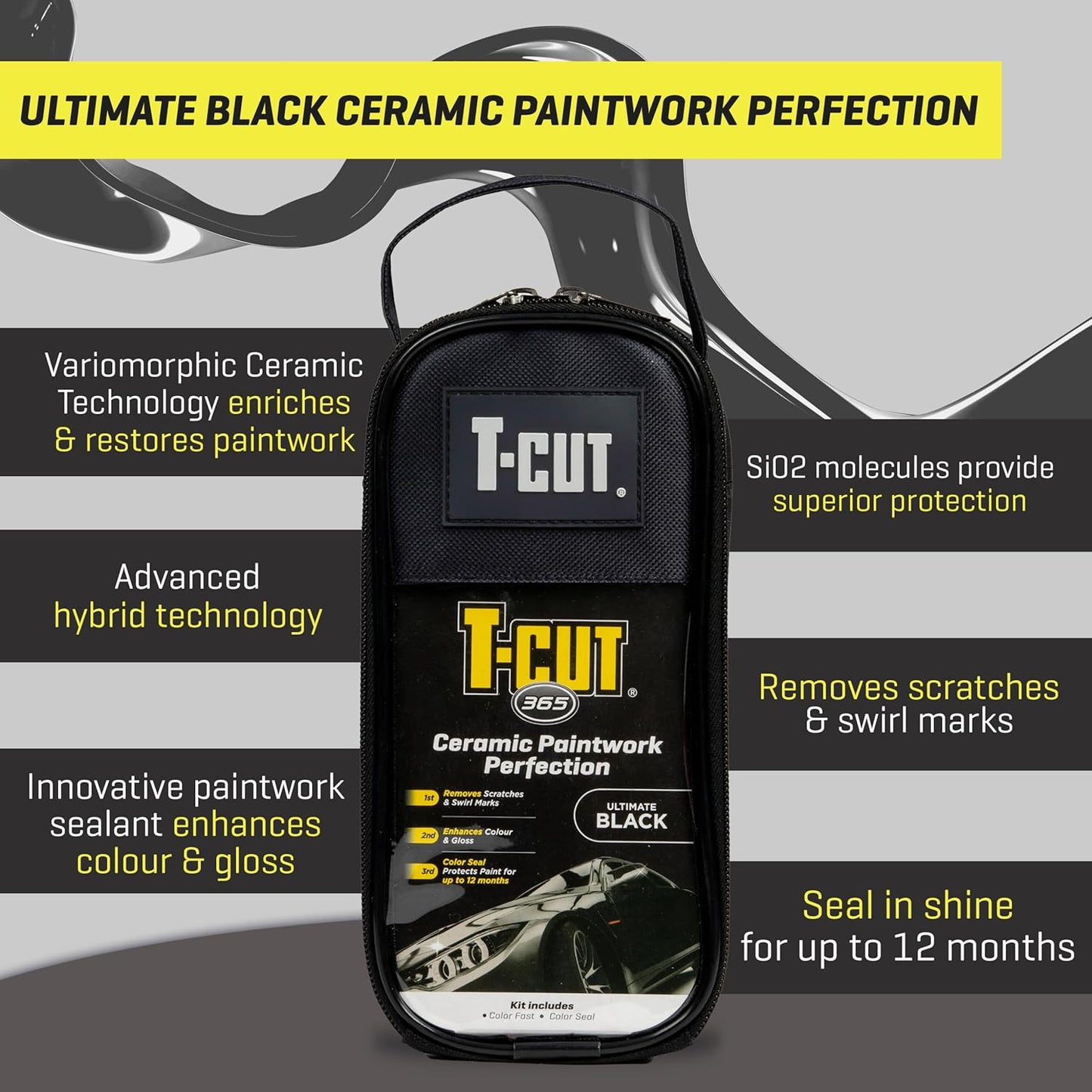 T-Cut Paintwork Perfection Kit - Ultimate Black