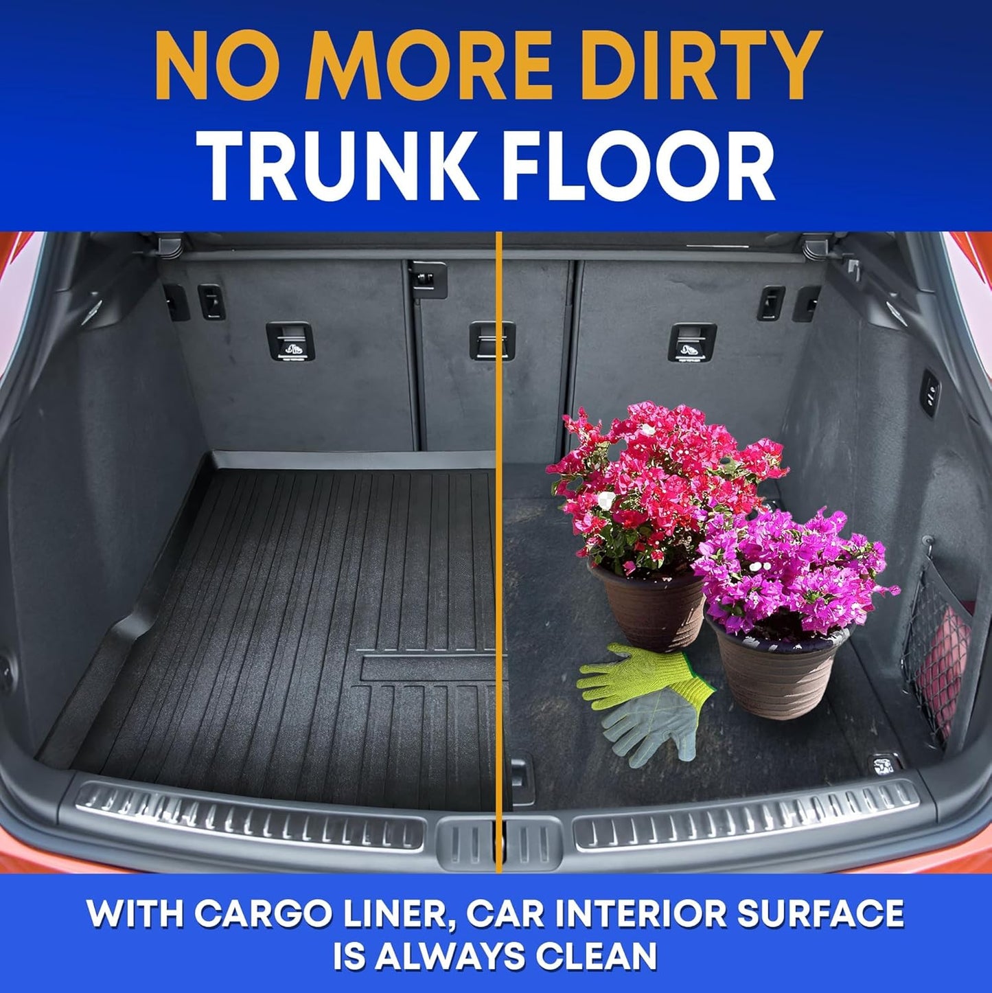 Premium Cargo Liner Porsche MACAN 2015-2025 - 100% Protection - Custom Fit Car Trunk Mat - All-Season Black Cargo Mat - Laser Measured Trunk Liners