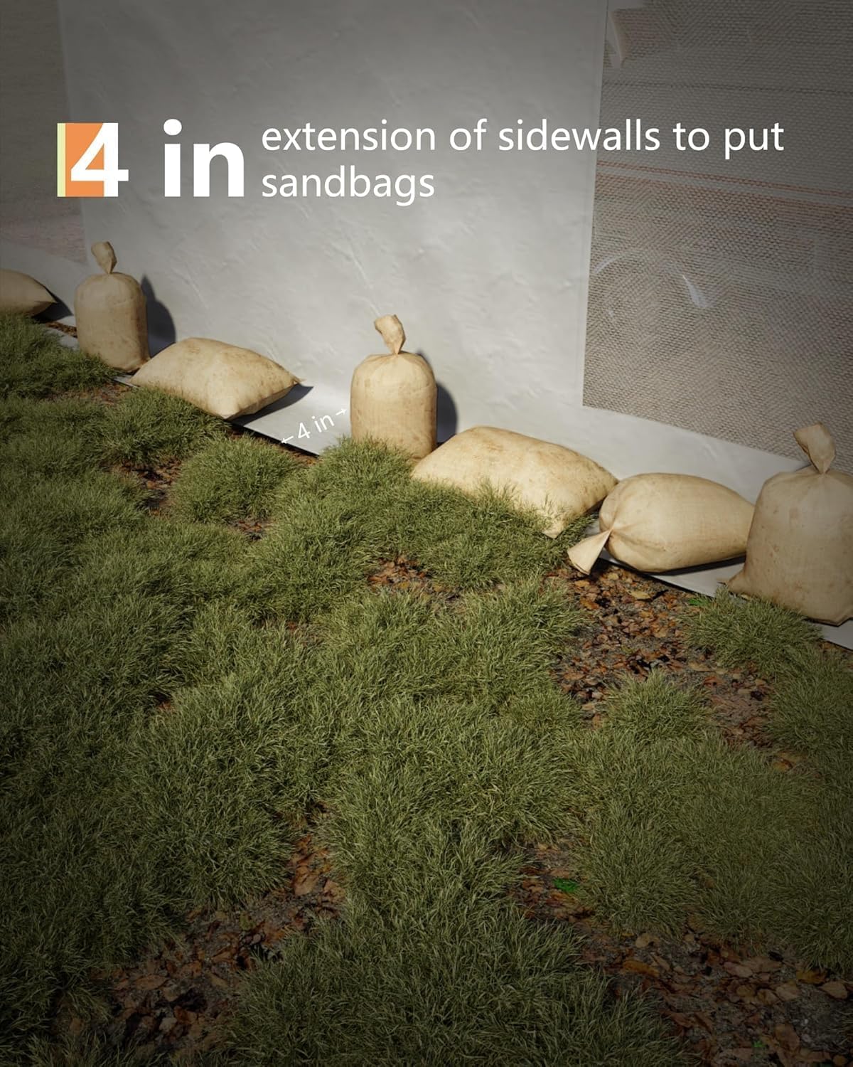 13 x 25ft Heavy-Duty Carport Canopy with Roll-Up Windows & DoorsThickened Wind Ropes, Ground Nails, Portable Car Tent Garage for Cars, Trucks, Boats, 200G Durable Tarp Cover,White